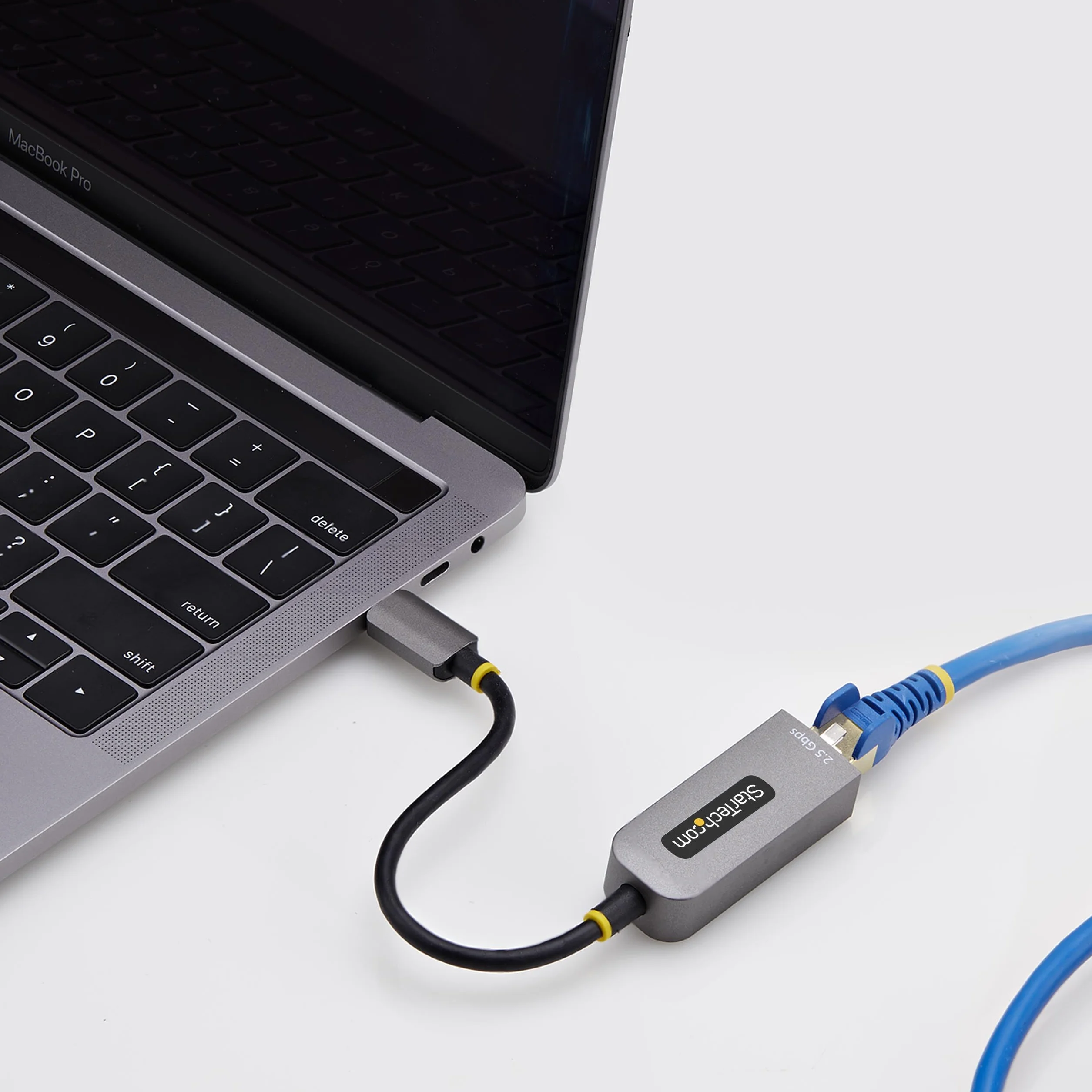 StarTech.com Adattatore Ethernet USB C, Convertitore di Rete/NIC NBASE-T 2.5/1GbE da USB Type-C 3.0 a RJ45; Compatibile TB