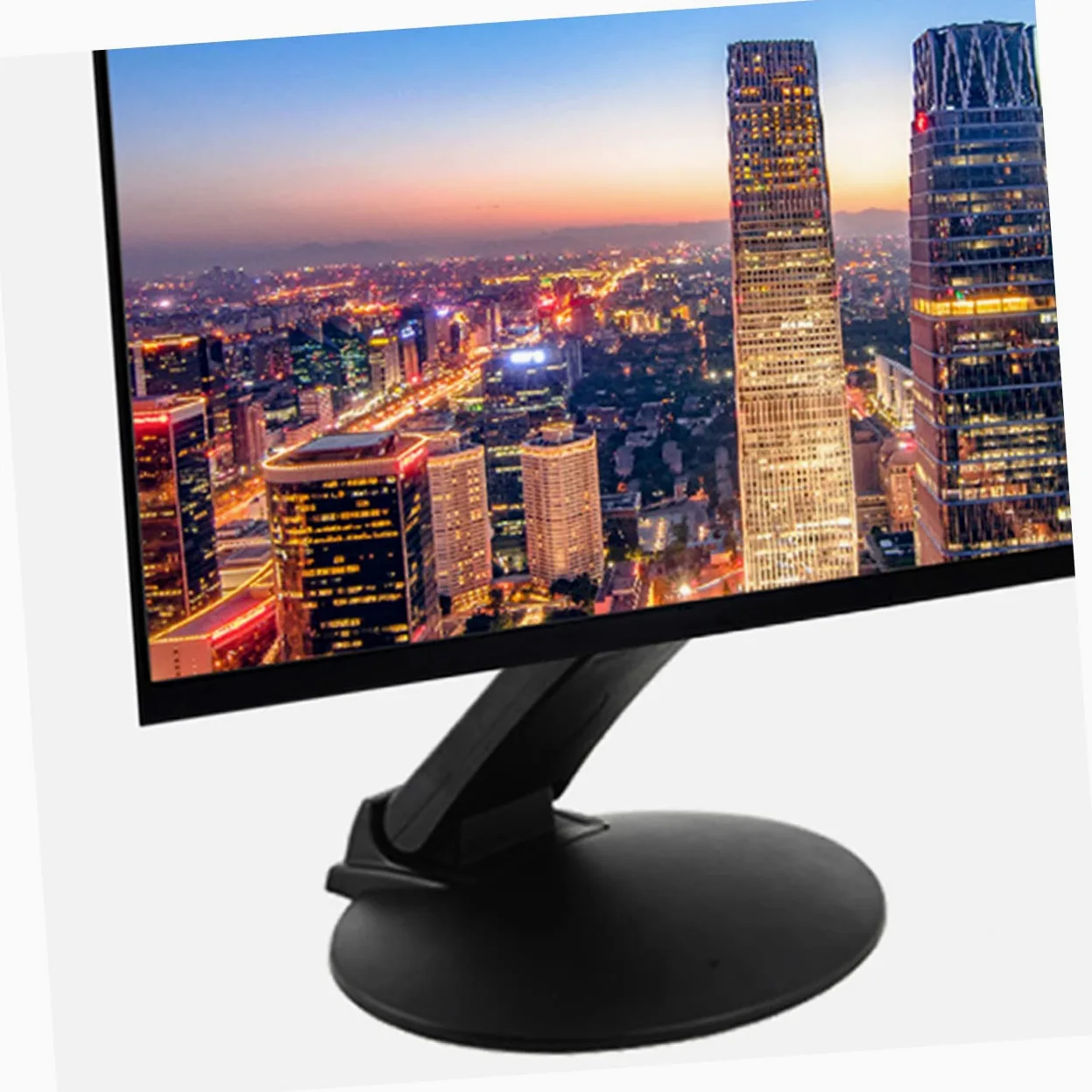 jojofuny Supporto per Monitor Base Stabile per Monitor LCD Staffa in Ferro per Computer Altezza per Ufficio Studio
