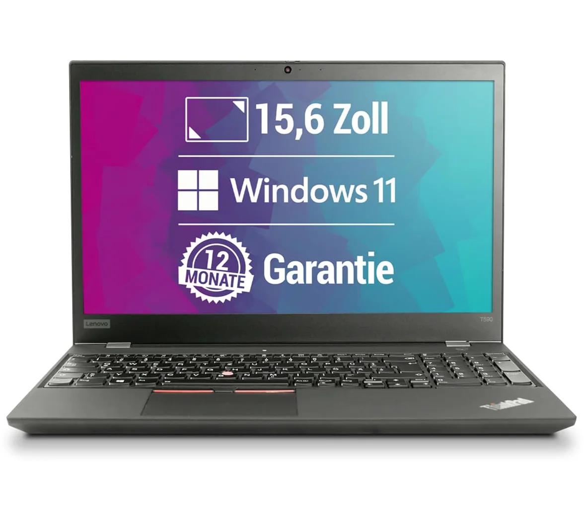 Lenovo ThinkPad T590 15,6 pollici Full HD Laptop Intel Core i5-8265U@ fino a 3,9 GHz 16 GB 512 GB SSD con Windows 11 Pro e software antivirus gratuito con 12 mesi di garanzia (ricondizionato)