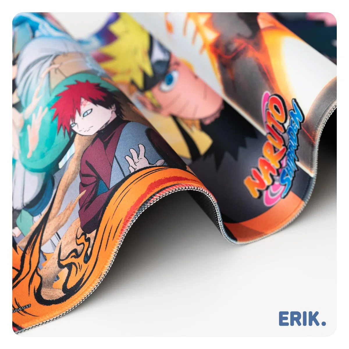 Grupo Erik Tappetino Mouse XXL Naruto Shippuden - Tappetino Scrivania Gaming PC, Impermeabile e Antiscivolo 80x35 cm | Accessori Gaming per Scrivania: Desk mat, Naruto Gadget