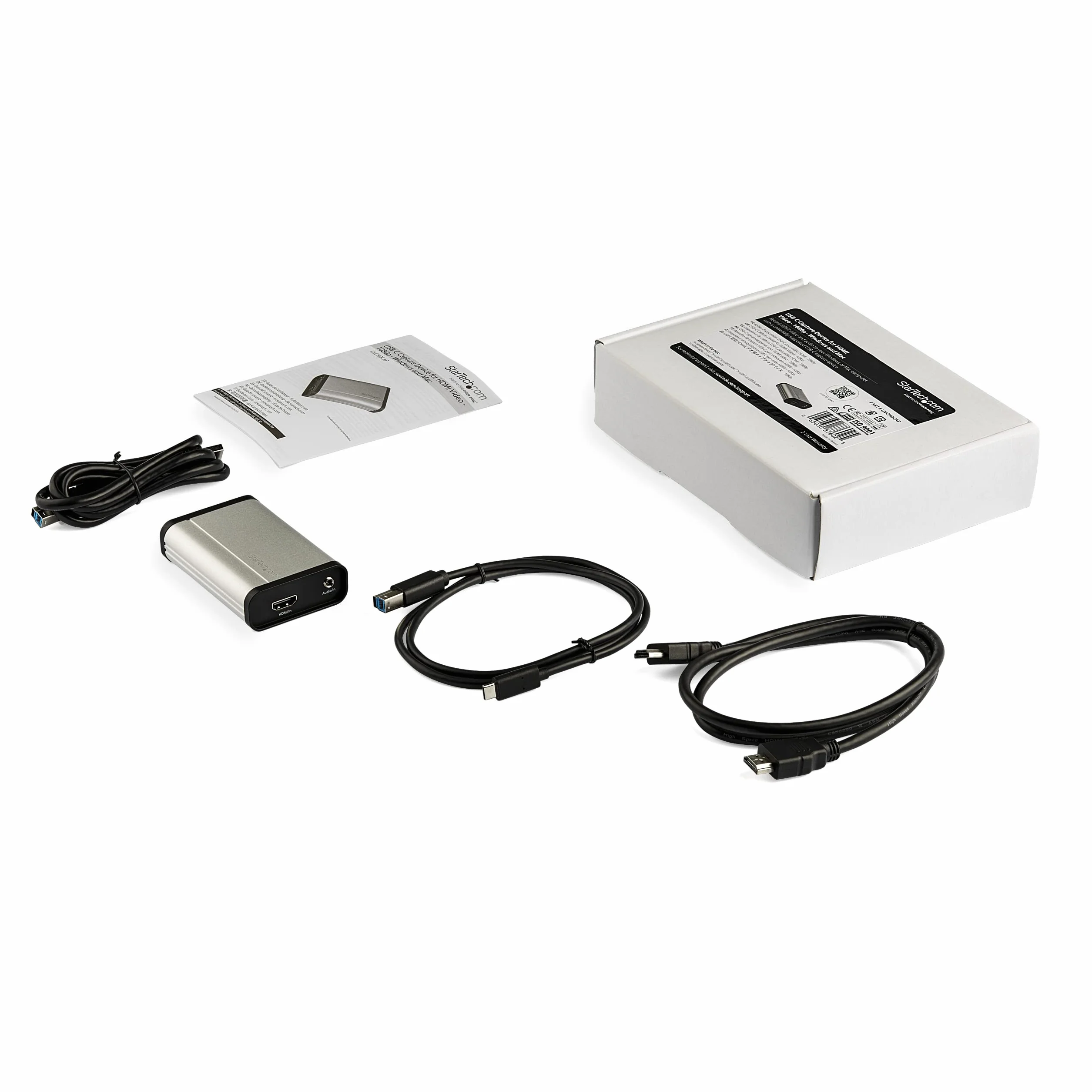 StarTech.com Scheda Acquisizione Video Capture USB-C a HDMI, UVC, Plug and Play, Mac & Windows, 1080p