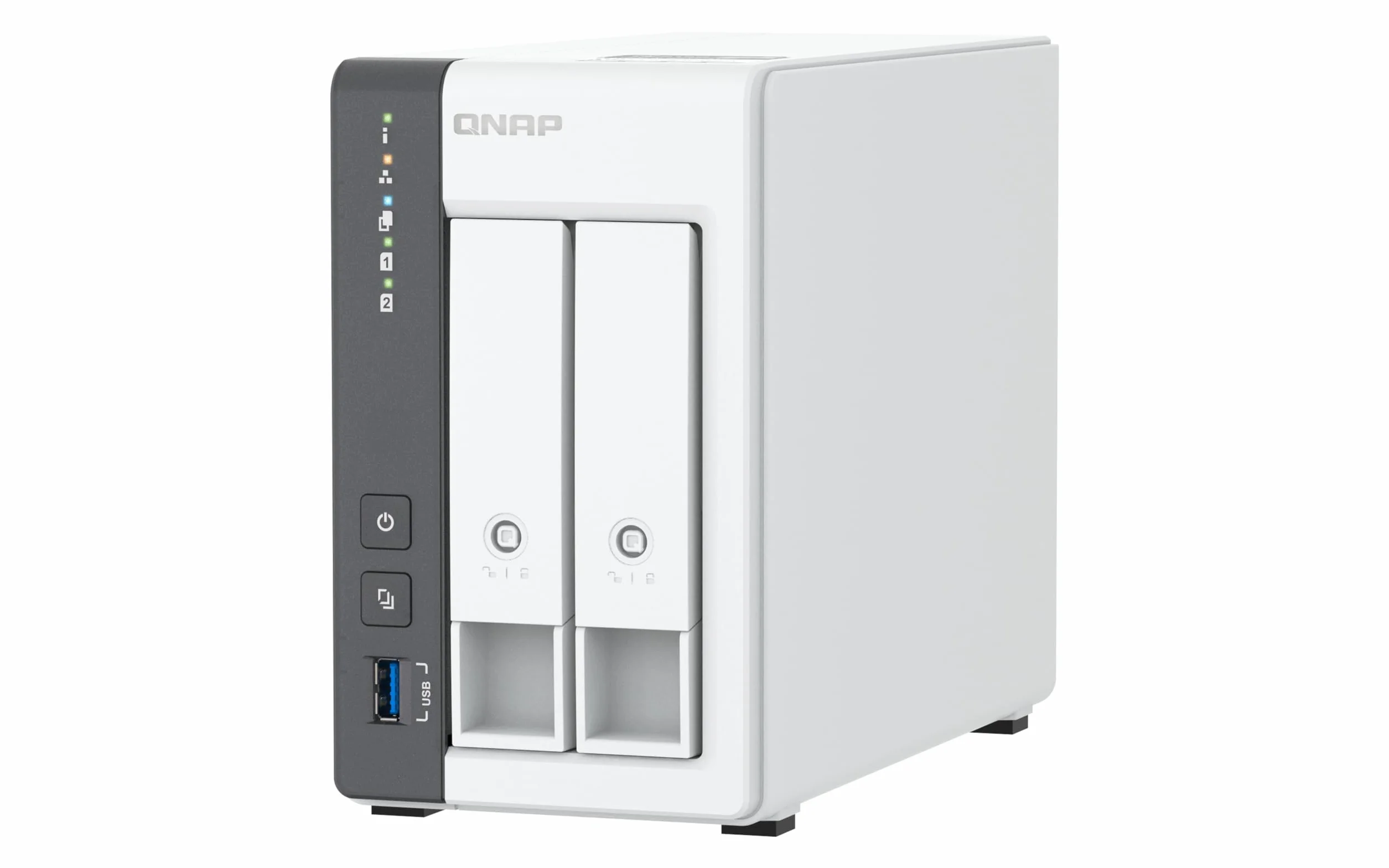 QNAP TS-216G NAS System 2-Bay 8TB inkl. 2x 4TB WD Red Plus WD40EFPX