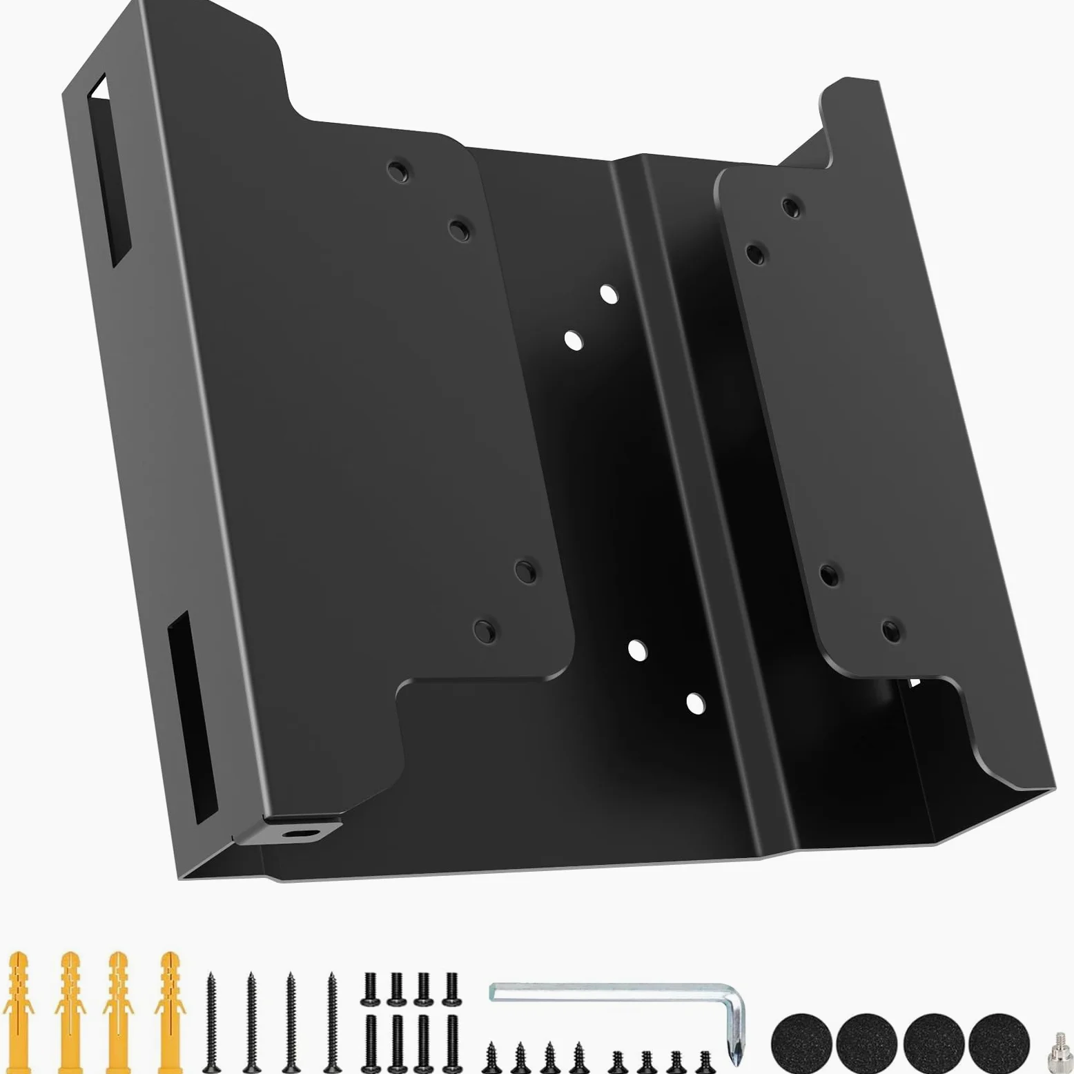 Supporto VESA per Dell Micro PC VESA/parete/sotto-tavolo per Dell OptiPlex Micro Form Factor Case Mini PC Supporto per Dell 7010 7050 7040 7090 3000 3050 9020 e Altro con fascetta
