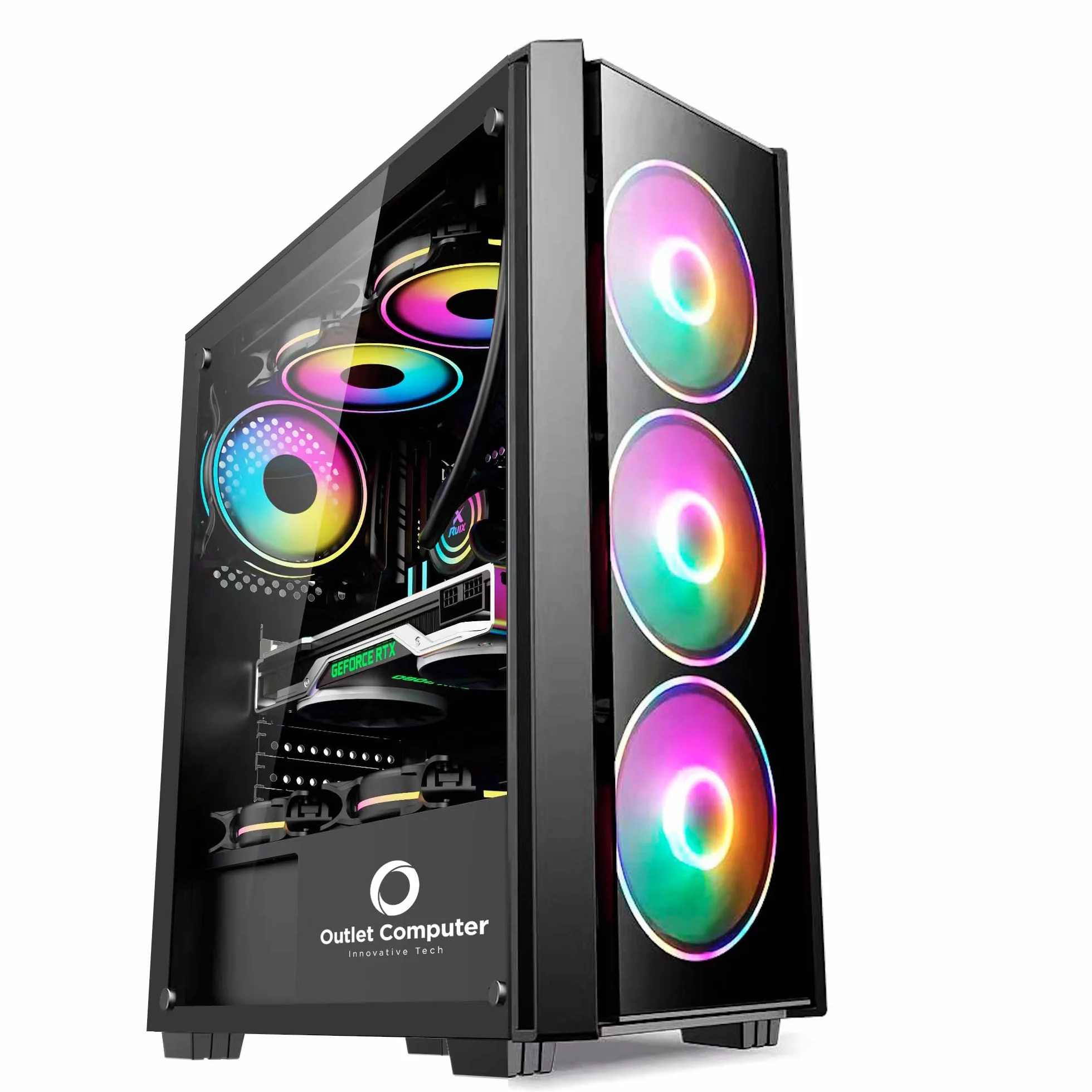 PC Gaming Computer Fisso Desktop i7 - RAM 64 GB - SSD 1 TB - GTX 750 4 GB GDDR5 - Windows 11 PRO - WiFi USB - HDMI e VGA - Wireless - Ufficio Internet Scuola