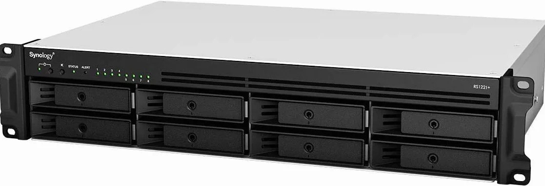Synology RackStation RS1221+ Nas/Storage Server Rack (2U) Ethernet LAN Black V1500B