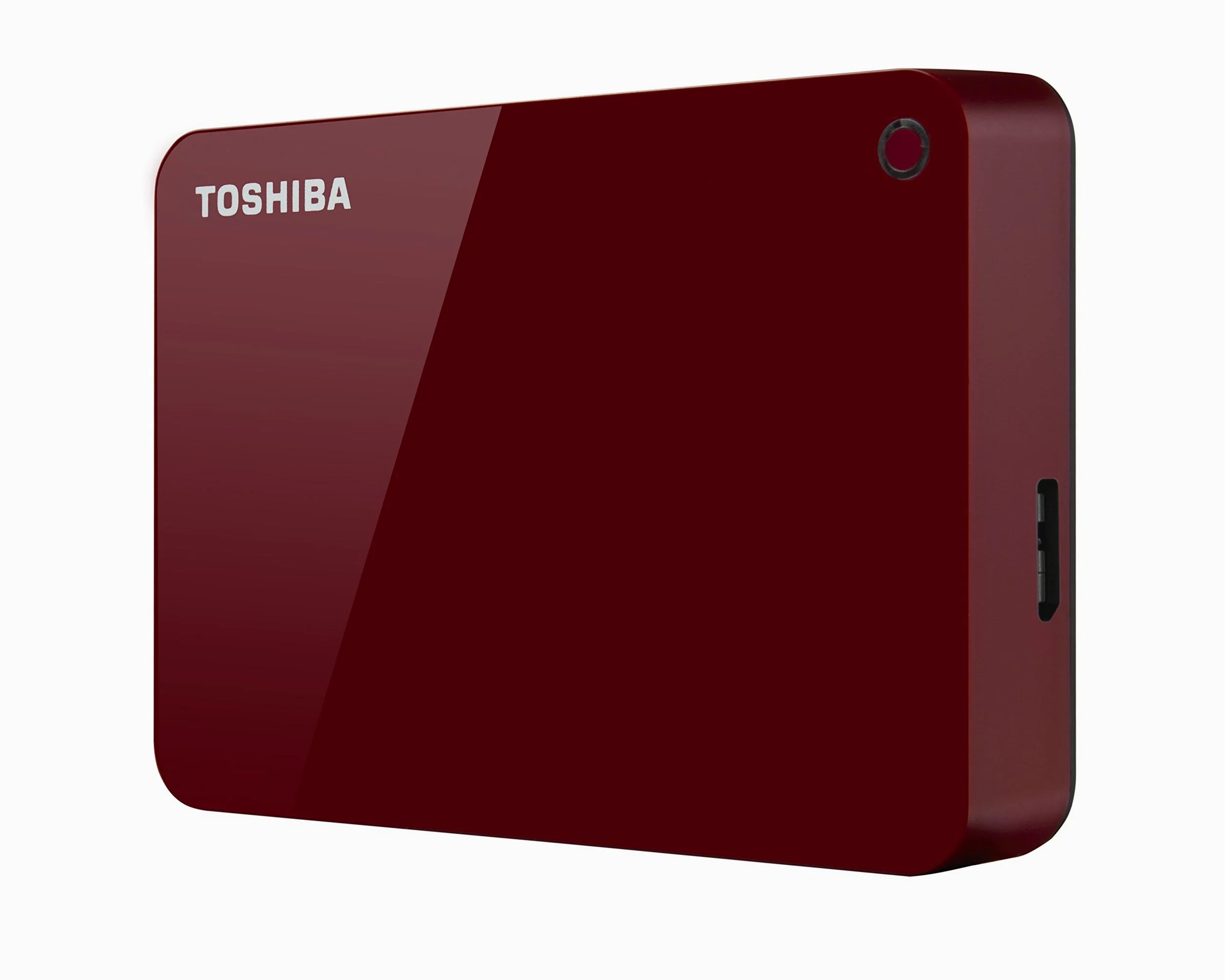 Toshiba Canvio - Hard disk esterno USB 3.0 rosso Rosso 4 TB