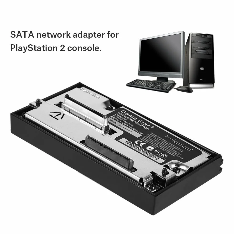 LEAGY Adattatore di rete SATA Adattatore HDD Hard Disk per Sony PS2 Playstation 2 No IDE