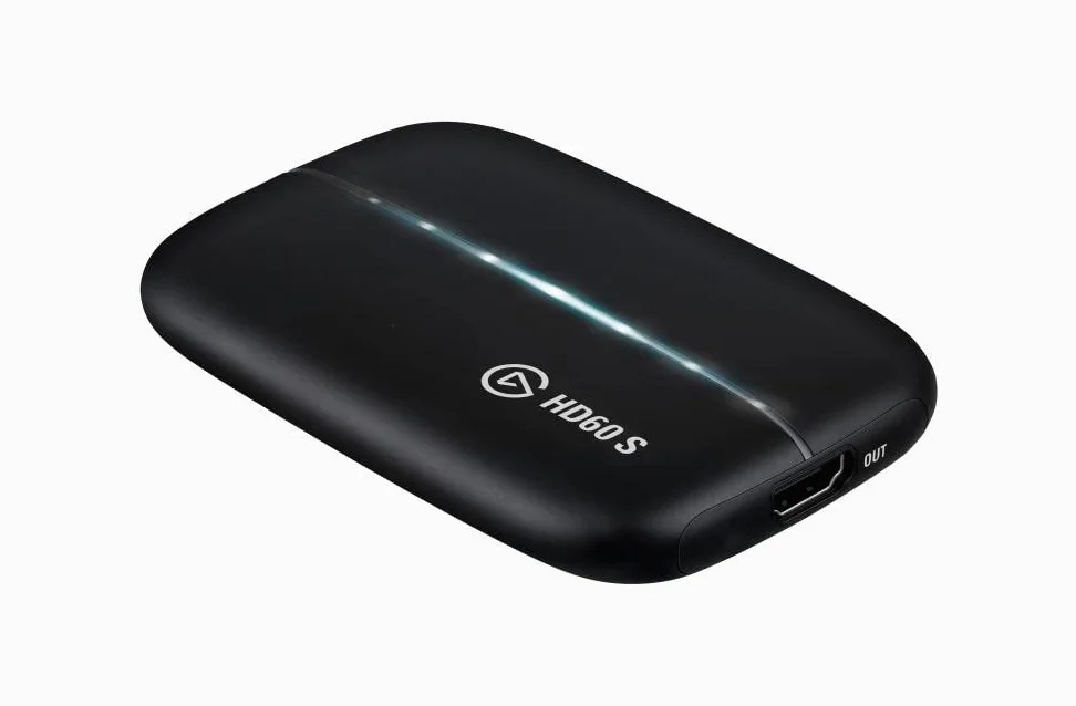 Elgato Game Capture HD60 S Dispositivo di Registratore Giochi Invia in Streaming, Registra e Condividi il Gameplay a 1080p60 per PlayStation 4, Xbox One, Nintendo Switch, USB 3.0, Nero, 10 cm