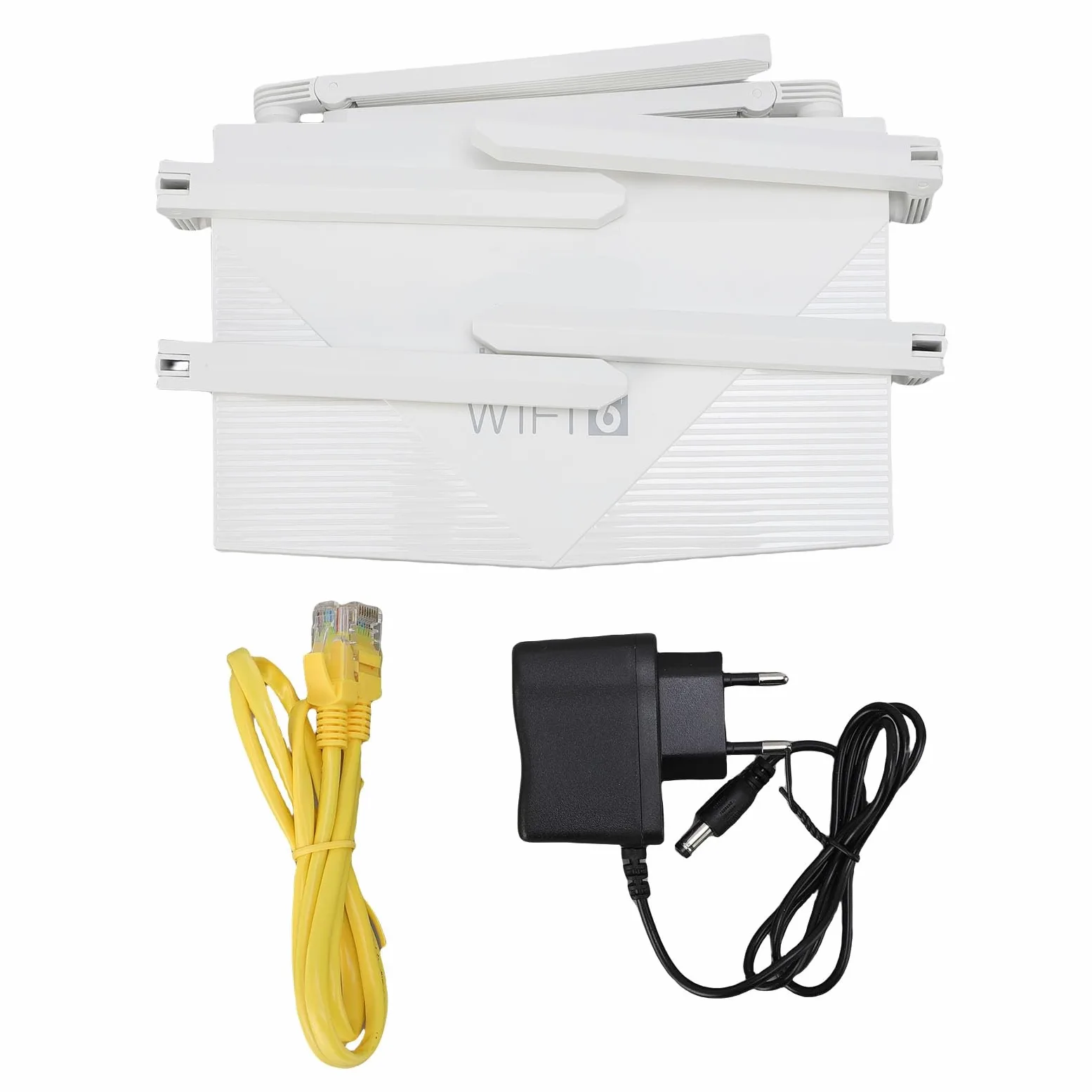 Zunate Router WiFi 6 Scheda SIM 4G LTE |Router Wireless CPE da 300 Mbps con 6 Antenne per Viaggi all'aperto in Rete Domestica