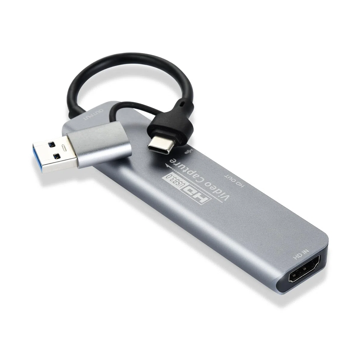 ELUTENG Scheda Acquisizione Video 4K HDMI a USB A/C Video Capture Full HD 1080P Acquisizione Video Gioco HDMI per Giochi/Streaming/Videoconferenza Compatibile con MacBook iPad PC Switch PS5 Xbox