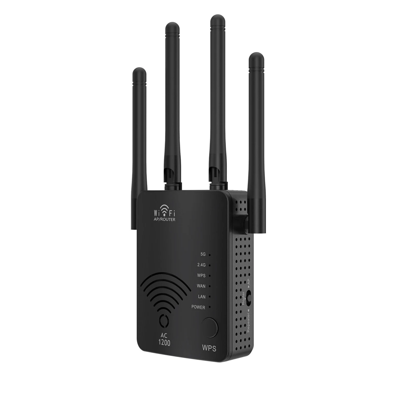 Router Wireless 5G Dual Band 1200M - Velocità 300 Mbps 4 Modalità Operative e 4 Antenne ad Alto Guadagno - Supporta Protocolli di Sicurezza WEP WPA WPA2 - Spina EU 100-240V