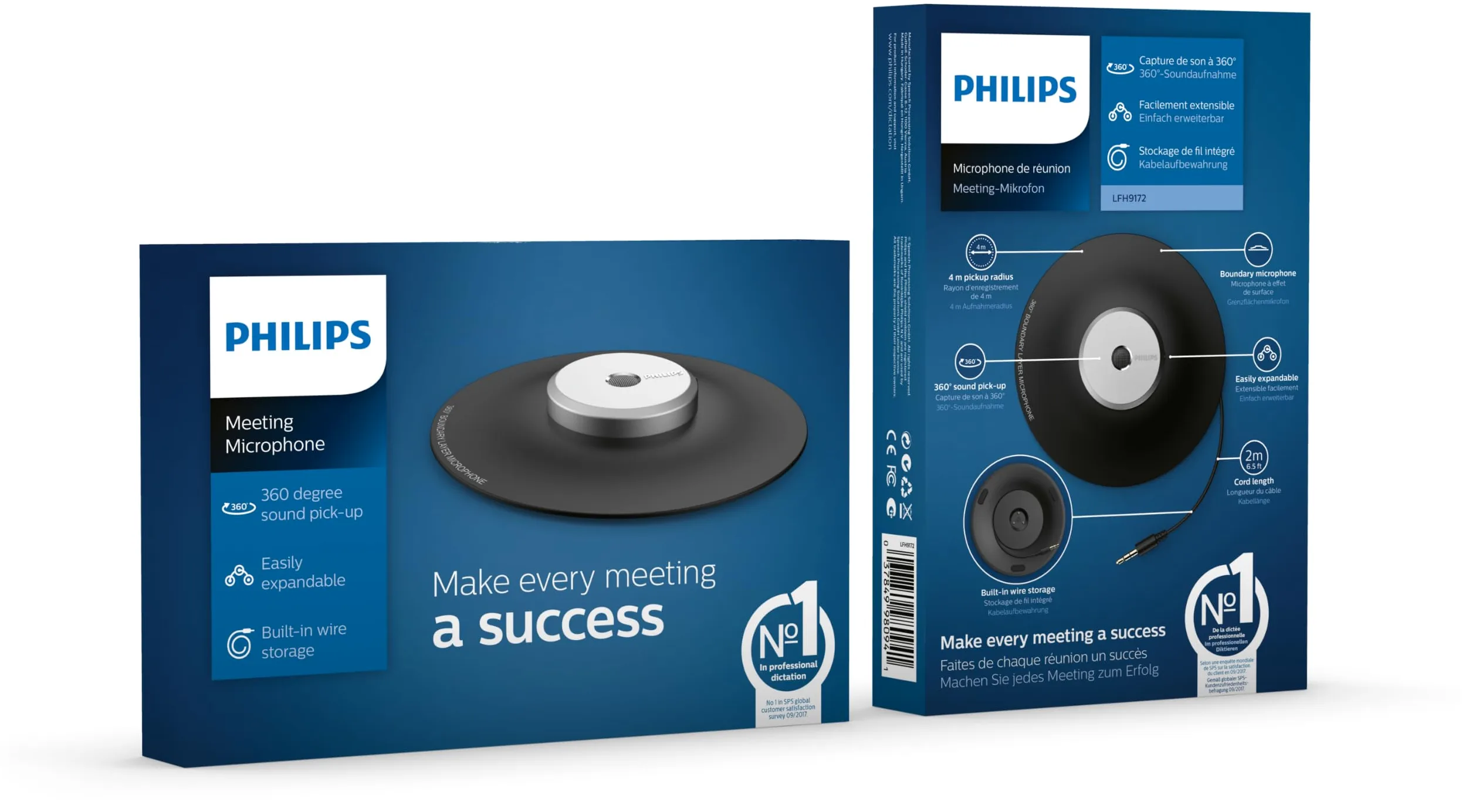 Philips LFH9172 - Mikrofon - Silber, Dunkelgrau (LFH 9172/00)