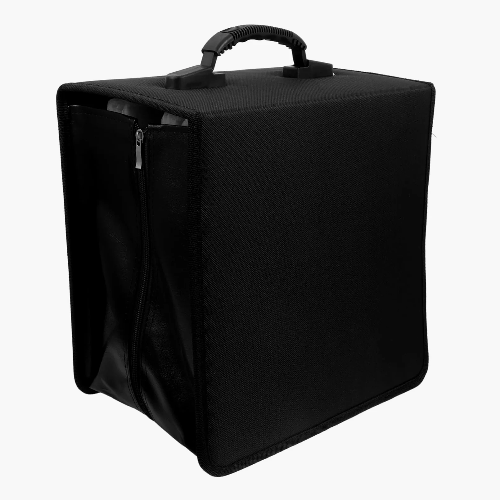 Mobestech Portaoggetti Per Dvd in Pu Da Dischi Organizer Cd Con Maniglia Raccoglitore Per Cd Custodia Per Dischi Per Auto e Viaggi