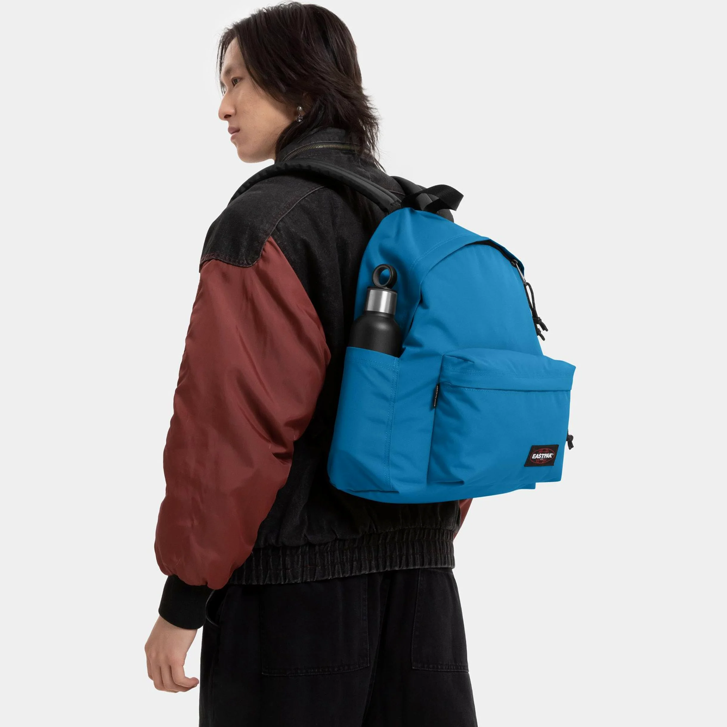 EASTPAK Zaino Modello Day Pak'r Colore Voltaic Blue con Zip Aggiuntiva e Porta Laptop 13.3