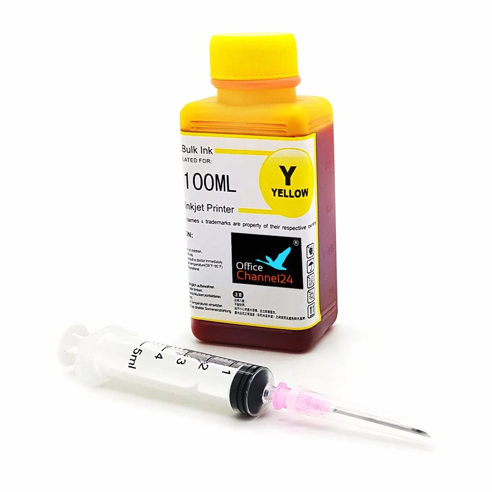 Kit di Ricarica Inchiostro Compatibile con Cartucce HP 301 e HP 301XL – 550ml – Per Stampanti HP DeskJet 2540, 3050, 1050, 1510A, 2050 e Envy 4500, 5530, 4630