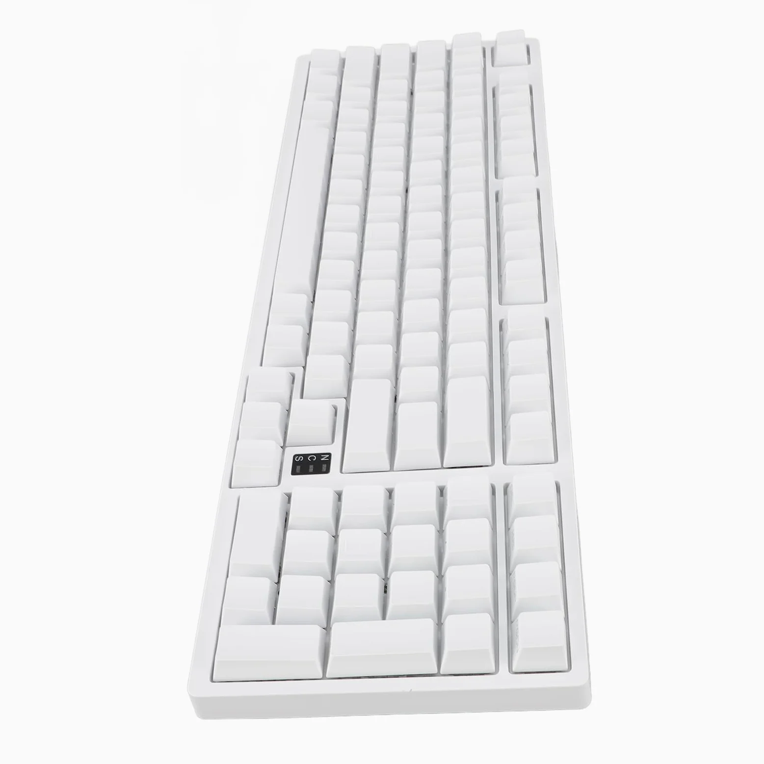 Tastiera da Gioco Meccanica Wireless con Luci RGB per Appassionati Portatile 98 Tasti Bianca Tipo C