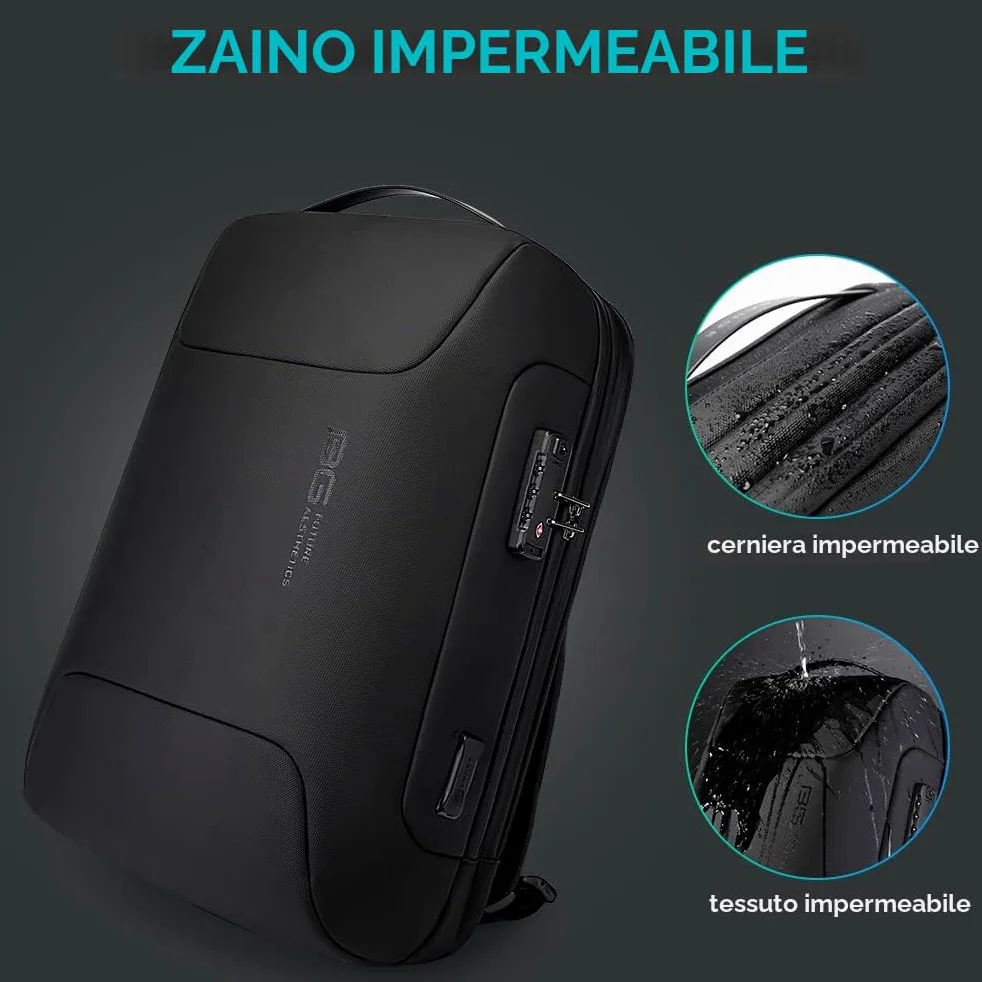BANGE Zaino Tech per computer portatile per uomo e donna