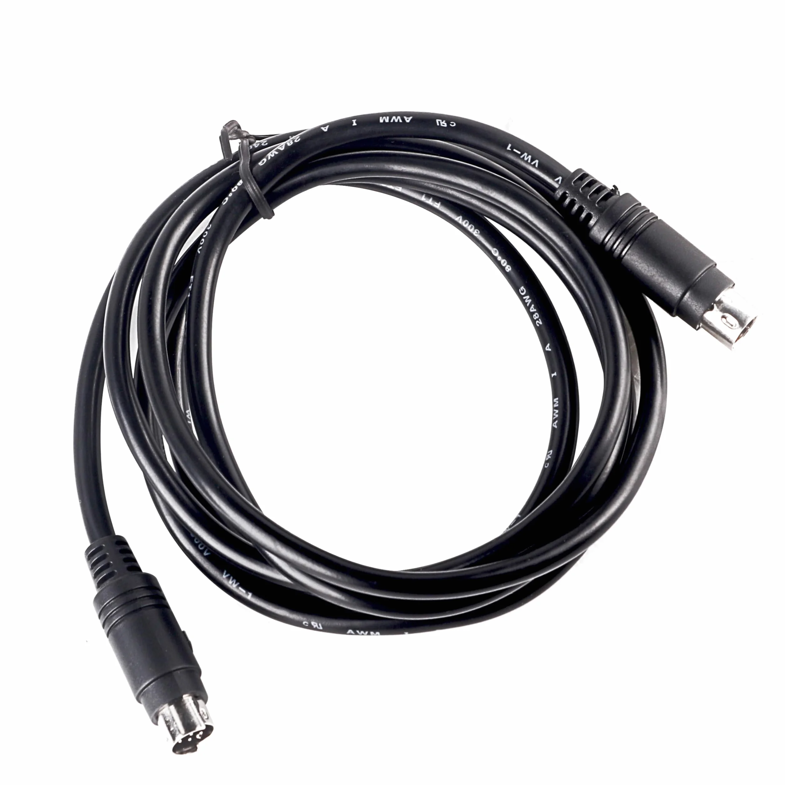 Cavo di prolunga Mini DIN 8 Pin maschio a maschio, adattatore connettore MD8 dritto per audio, video, attrezzature industriali, tastiera, GPS (1,8 m/6 piedi/71'')