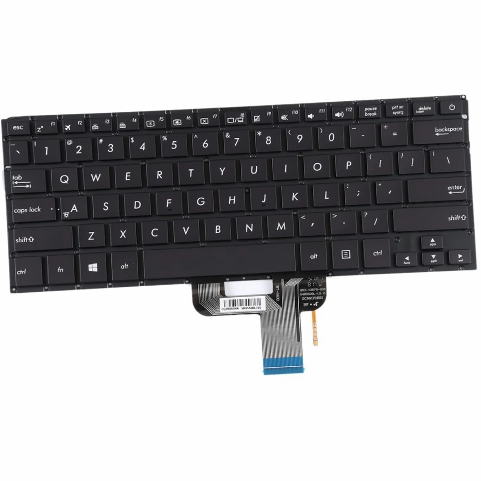 Tastiera ergonomica retroilluminata con LED per Laptop RX410U RX310 UX310UA UX310UQ U4000 Dotati Tastiera Portatile retroilluminata con Illuminazione a LED
