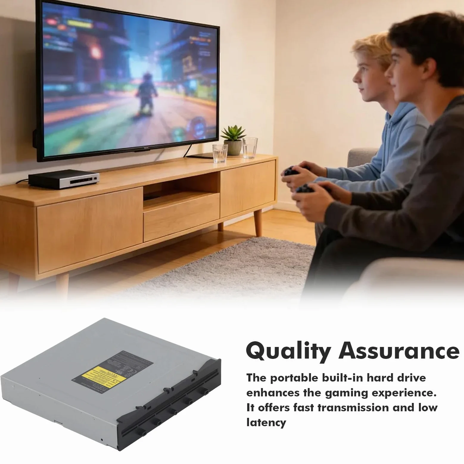 One X - Unità disco di ricambio, in lega di alluminio, unità disco Blu-Ray portatile, parti di riparazione compatibili con console di gioco One X DG 6M5S