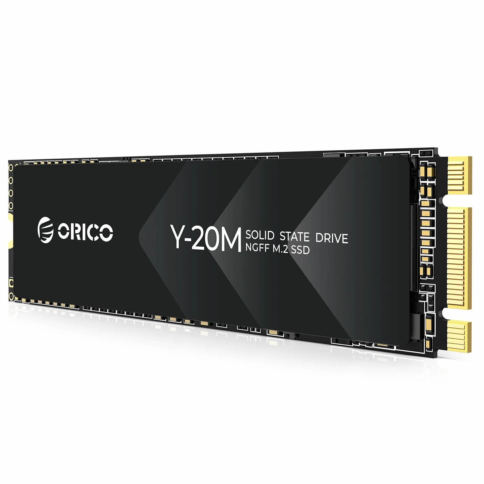 ORICO 512GB M.2 2280 SATA SSD, SATA III 6Gbps SSD M2 con Chiave B+M, 500 MB/s Unità a Stato Solido Interna per Desktop/Portatili - Y20M