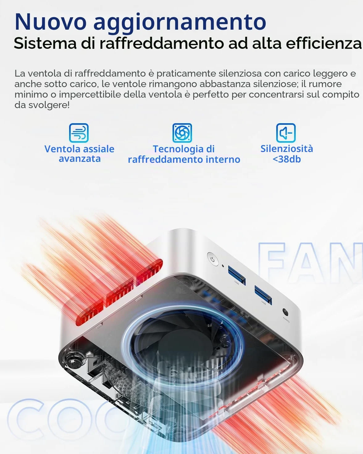 ACEMAGICIAN V1 Mini PC Intel Twin Lake N150 (fino a 3,6 GHz), 16 GB DDR4 1 TB M.2 2280 SSD Micro Desktop Computer Support Dual HDMI+DP, USB3.2