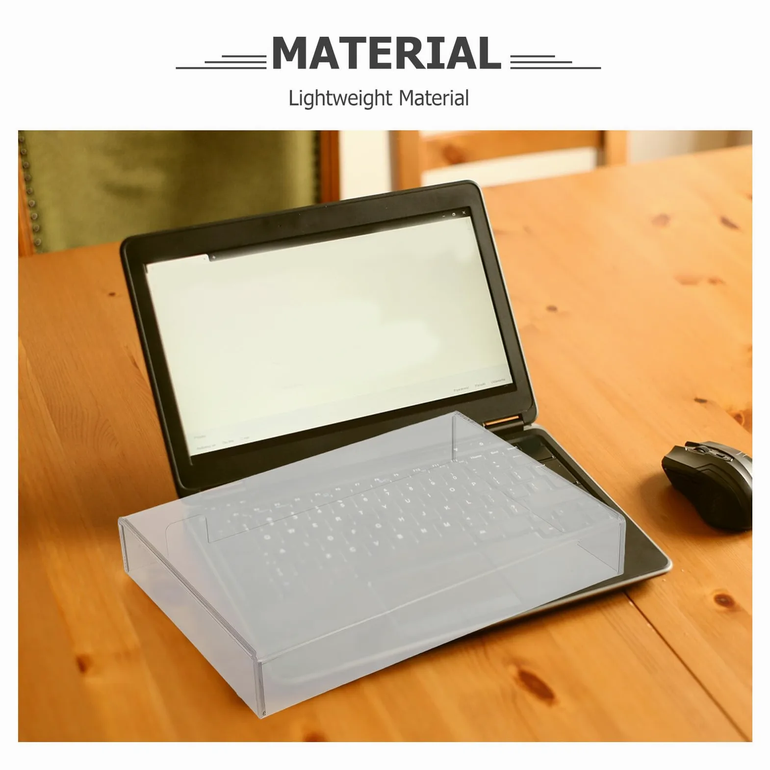 OSALADI Tastiera Antigoccia per Antipolvere Copertura e Trasparente Laptop Protezione in Acrilico Resistente All'acqua Gaming Computer di Studenti