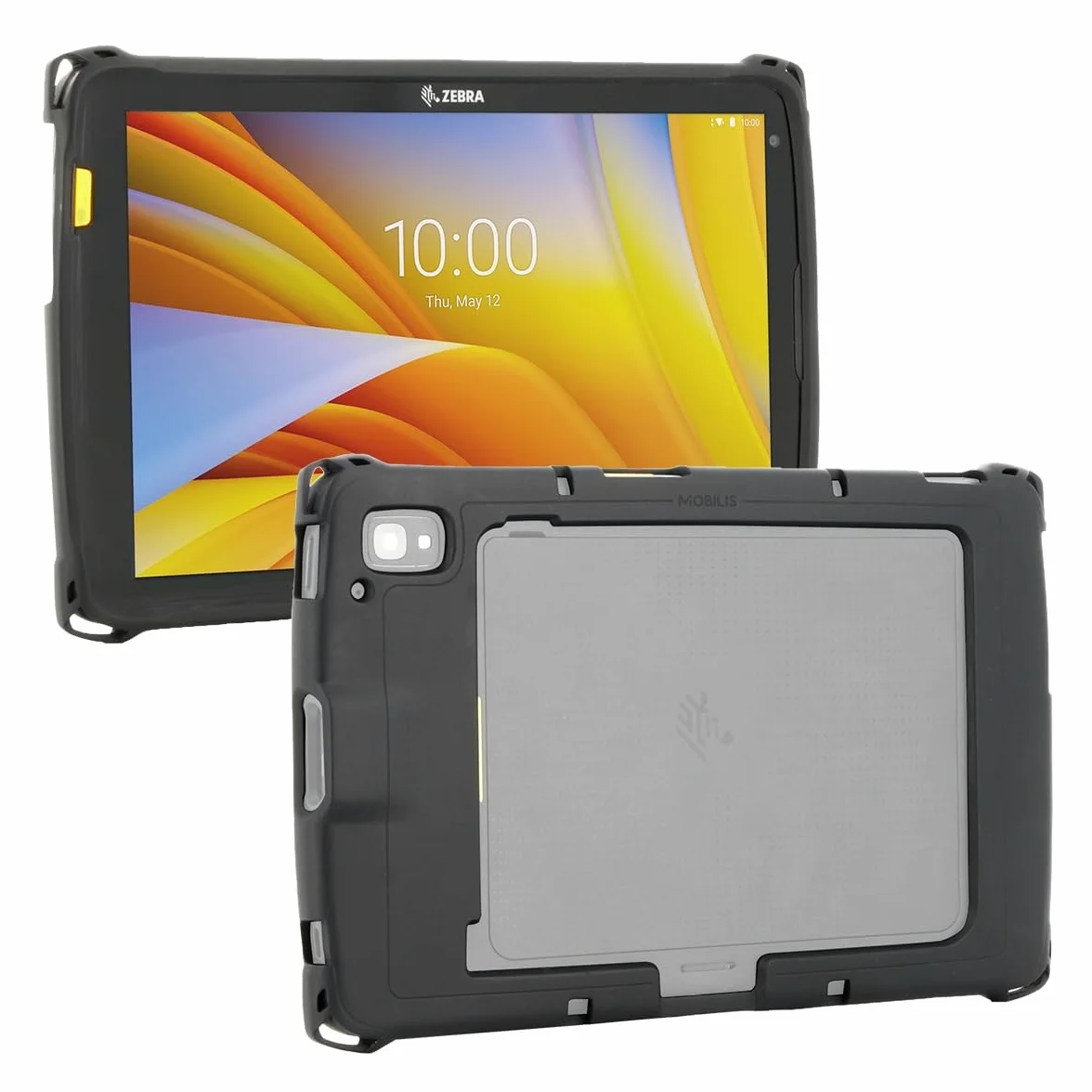 MOBILIS Custodia Robusta per Tablet Zebra ET40 ET45 10", Antiurto di Livello Militare, Copertura Protettiva Compatibile con gli Accessori Zebra, Materiali Riciclati, Nero