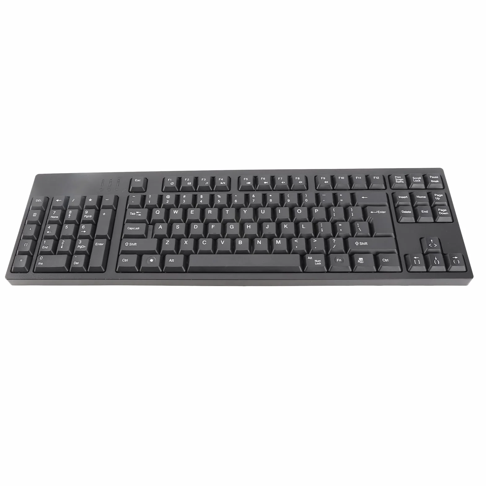 Tastiera per Mancini di Dimensioni Standard, Design Ergonomico con Doppio Hub USB per Ingegneri e Designer, Materiale ABS, 109 Tasti