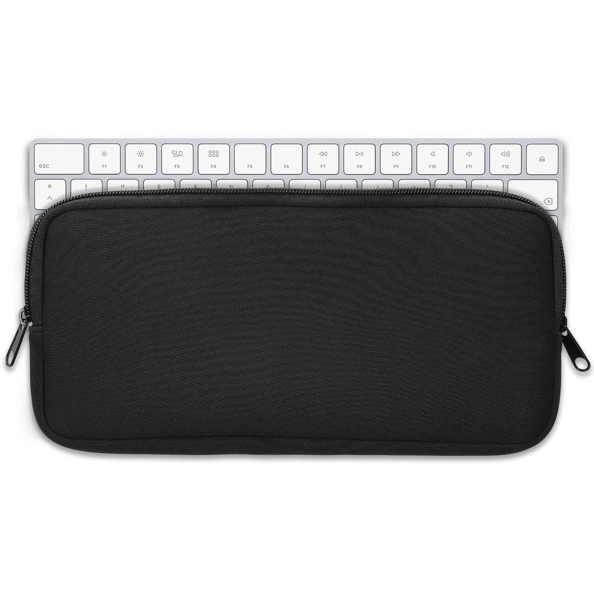 kwmobile Custodia Tastiera Wireless Compatibile con Logitech K380 - Porta Tastiera PC Portatile - Copri Tastiera Computer nero