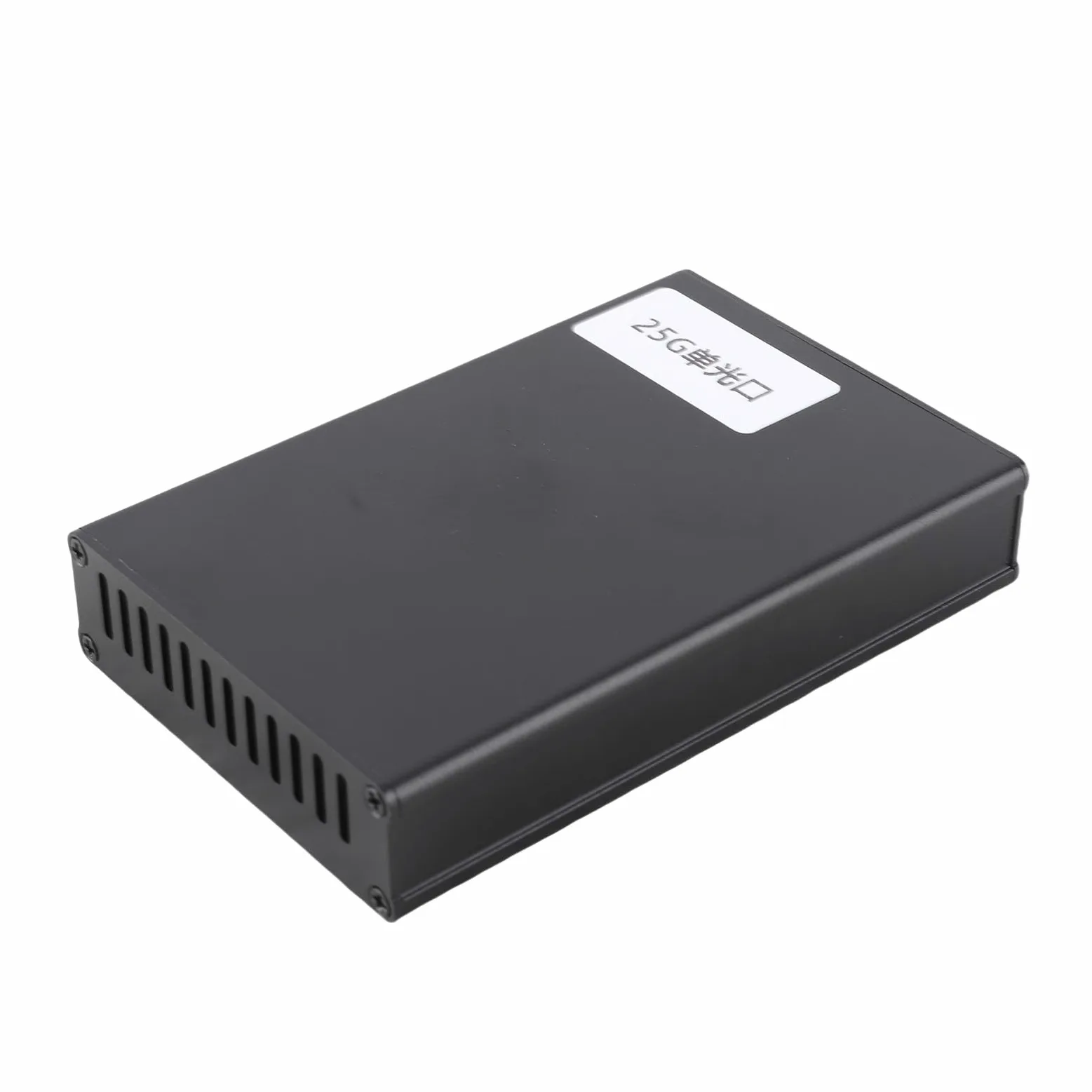 RiToEasysports Scheda di Rete 25G, Interfaccia Ottica SFP in Lega di Alluminio, Adattatore Plug and Play Ad Alta velocità da 25 Gbps per Sistemi OS X e, Portatile per i Viaggiatori (Porta unica)