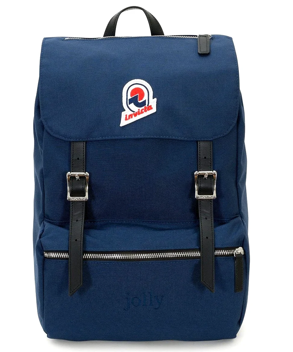 INVICTA Zaino - JOLLY HERITAGE - Ufficio, Viaggio e Tempo Libero - Tasca Porta PC - Dettagli in pelle - 21 LT - per Uomo Donna
