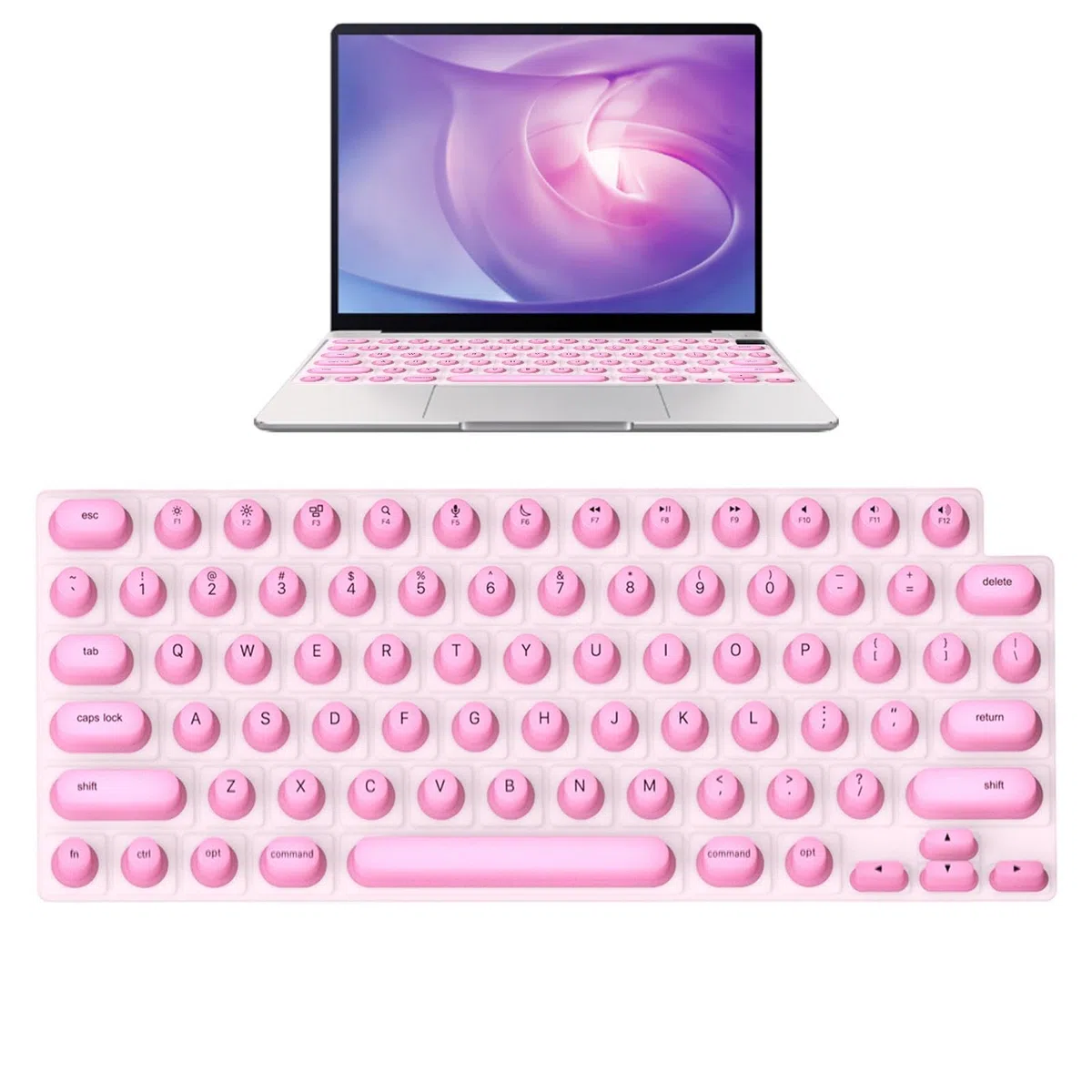 Skin - Cover protettiva per tastiera con unghie lunghe, in silicone rialzato, impermeabile, per donne, ragazze, signore, , scrittori, digitografi professionisti, scuola, casa, ufficio