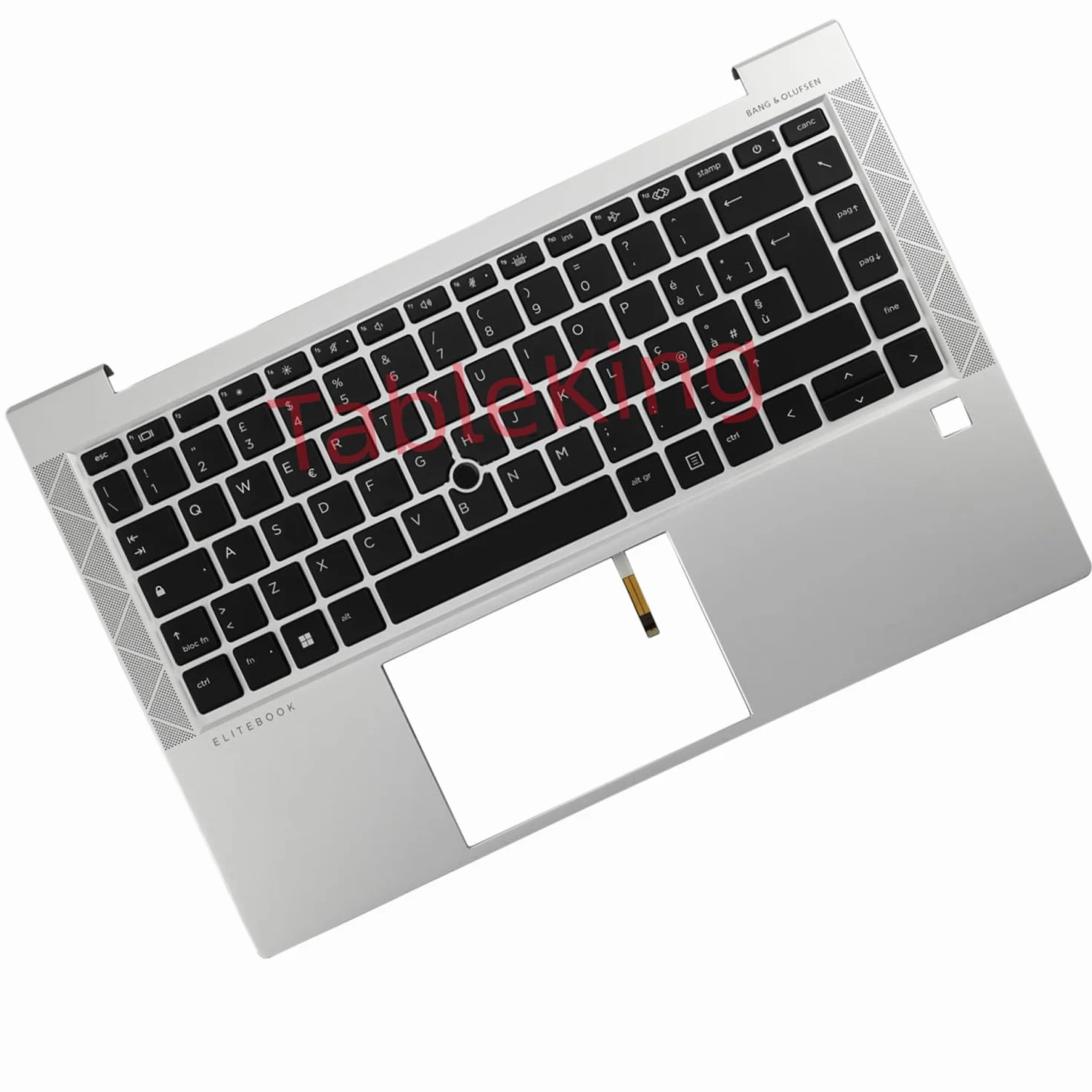 Tastiera di ricambio retroilluminata con distribuzione con poggiapolsi per HP EliteBook 840 G7 840 G8 845 G7 845 G8 745 G7 745 G8 con coperchio C (Italia)