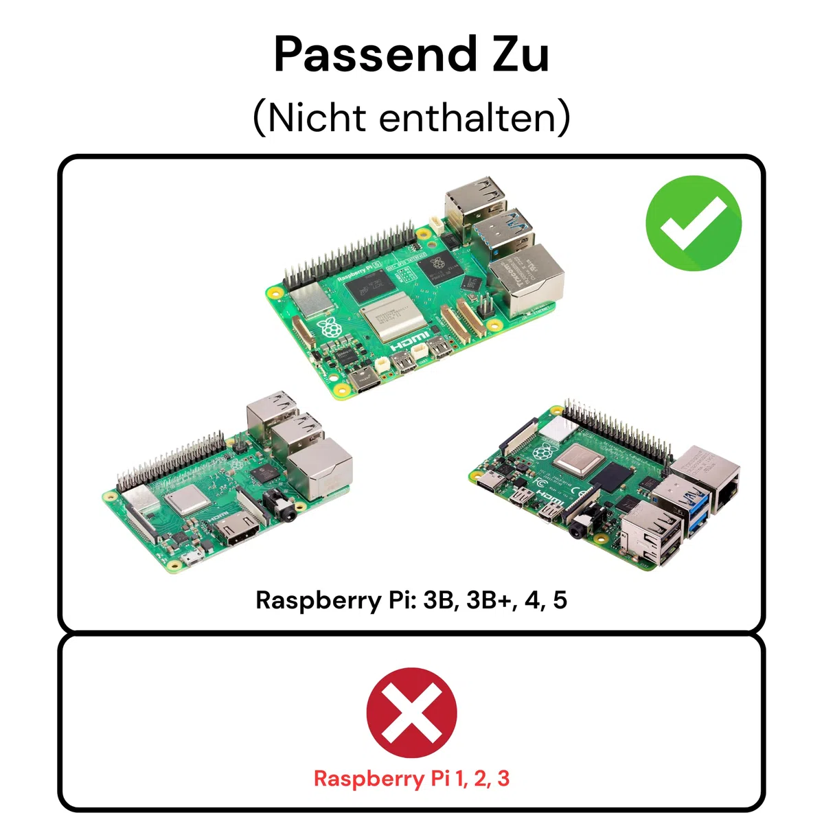 Homelab - Supporto per rack da 10 pollici per 2 Raspberry Pi 5, 4 o 3B+, struttura in plastica stabile, accessorio per server Homelab, prodotto in Germania