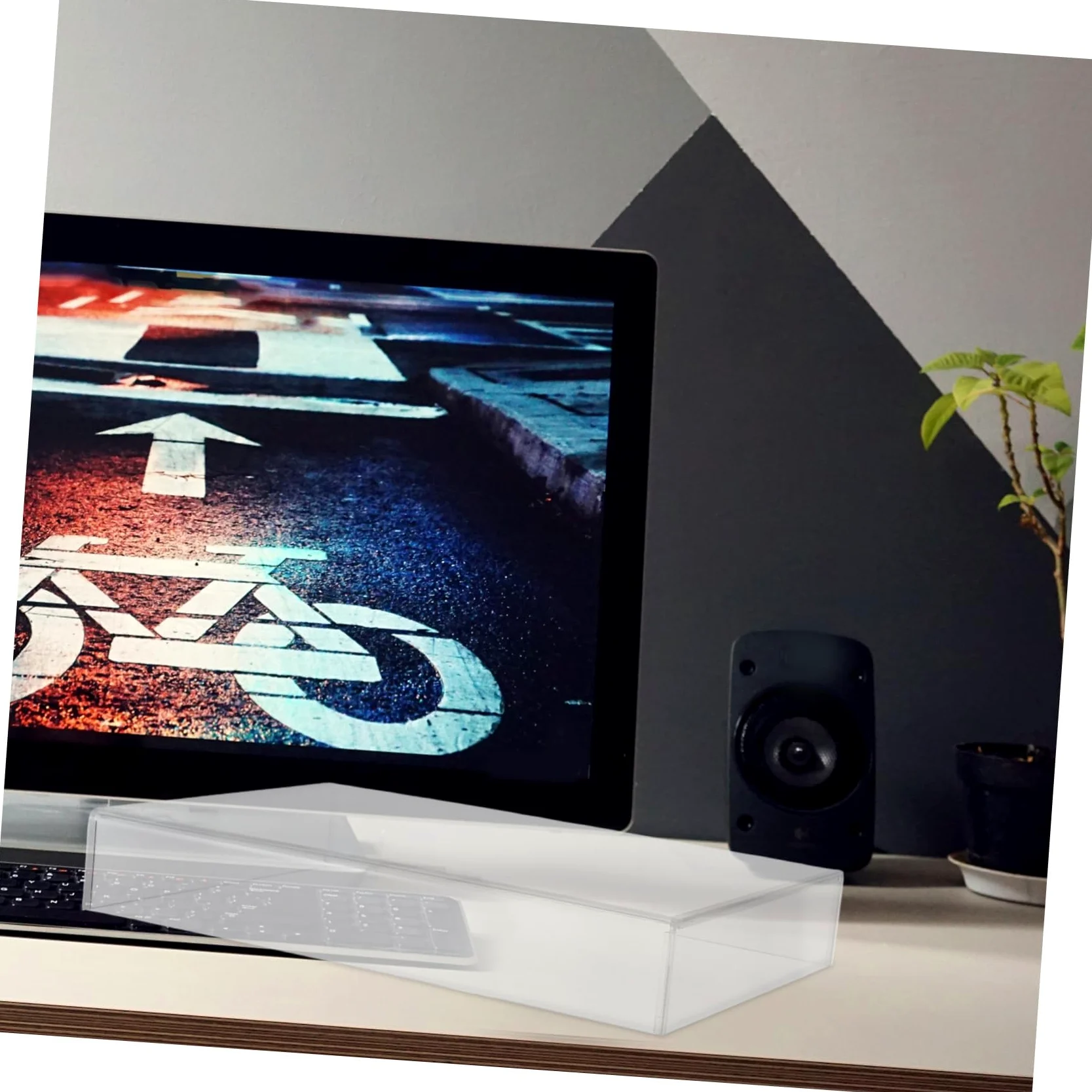 OSALADI Copri Tastiera in Acrilico Trasparente Resistente All'acqua Protezione Antipolvere e Antigatto per Laptop e Gaming Laptop per Studenti