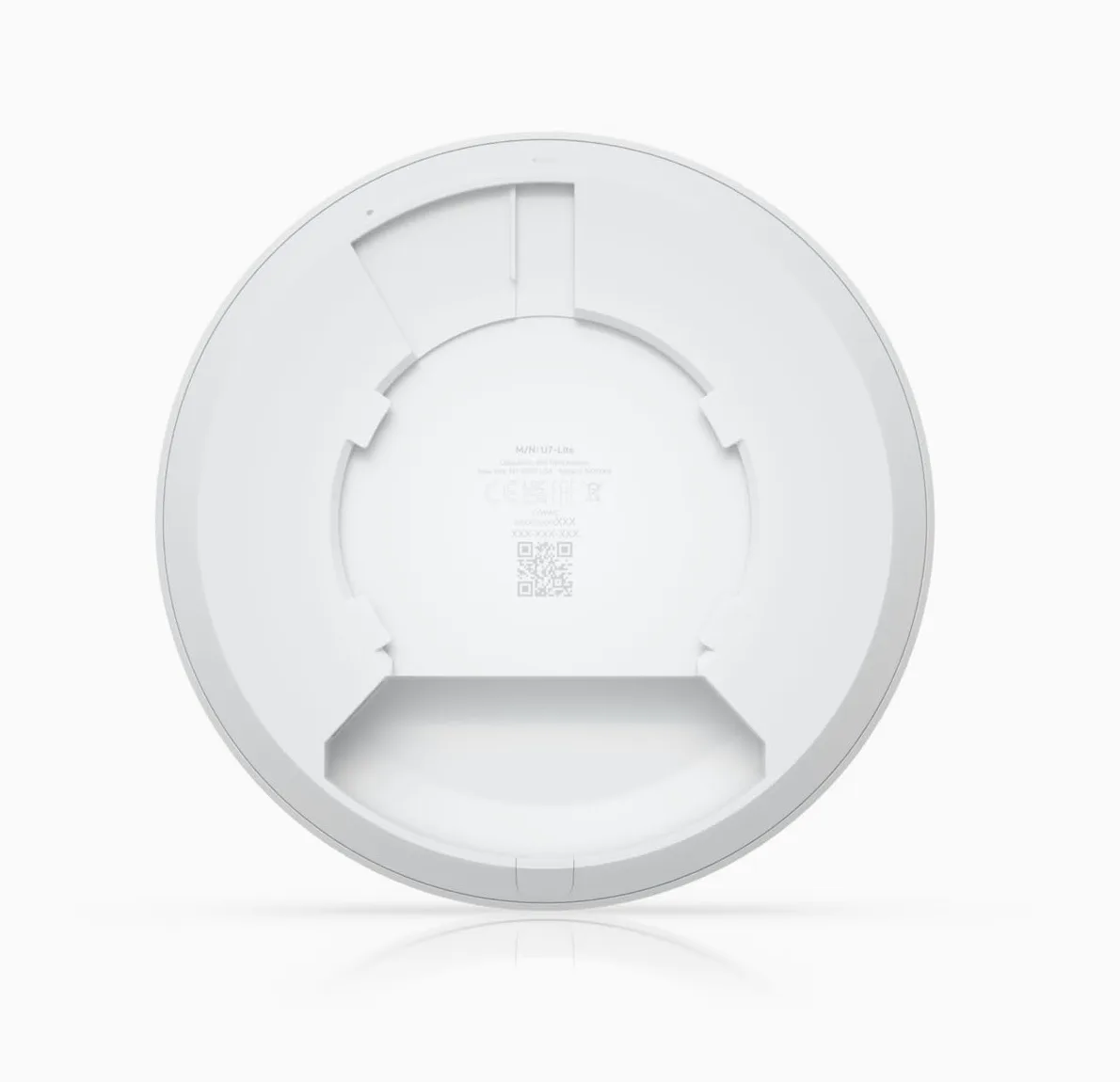 Ubiquiti UniFi U7-Lite – Punto di Accesso WiFi 7 (802.11ac/AX/be), 4 Flusso Spaziali, 115 m² di Copertura, 2.5 GbE RJ45, PoE+, 200 Utenti, Montaggio a Soffitto/Murale, Bianco