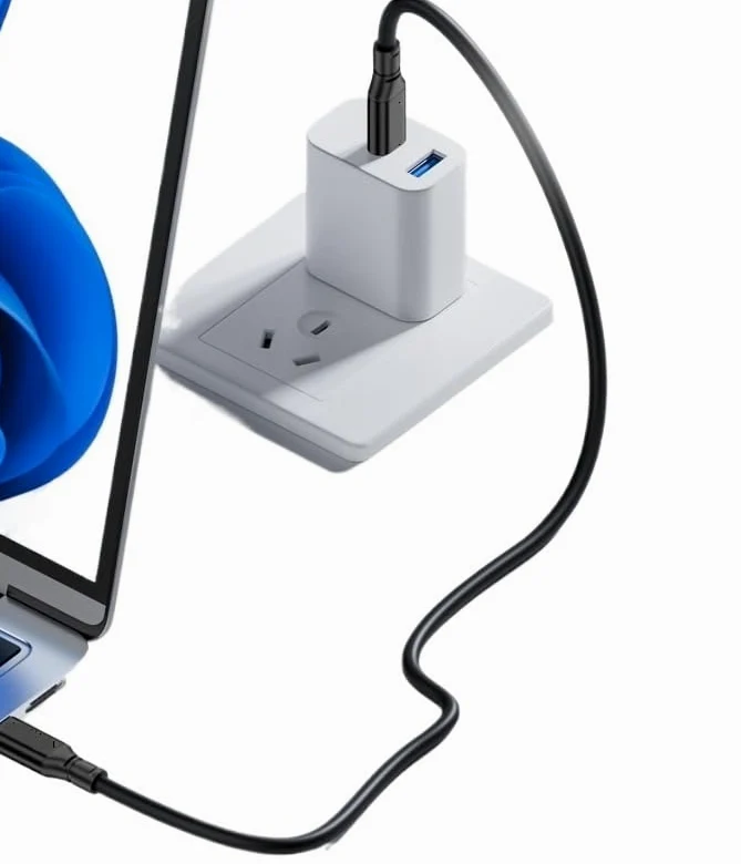 Cavo USB C a C PD da 100 W ricarica rapida*/ing 8K Cavo di uscita video ad alta velocità trasferimento dati Dual Type C (1,5 m)