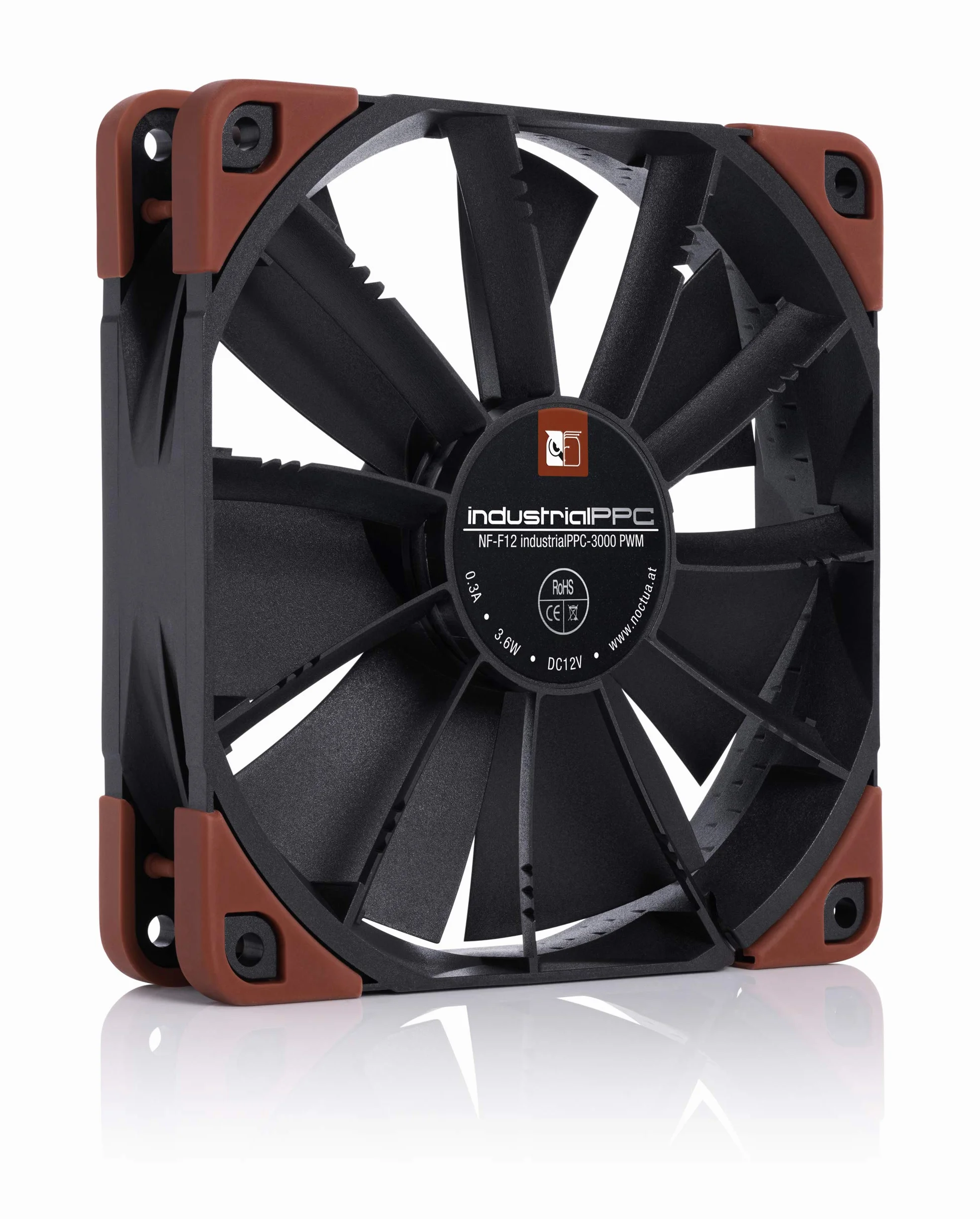 Noctua Ventola con flusso focalizzato e cuscinetto SSO2, raffreddamento al dettaglio NF-F12 iPPC 3000 PWM