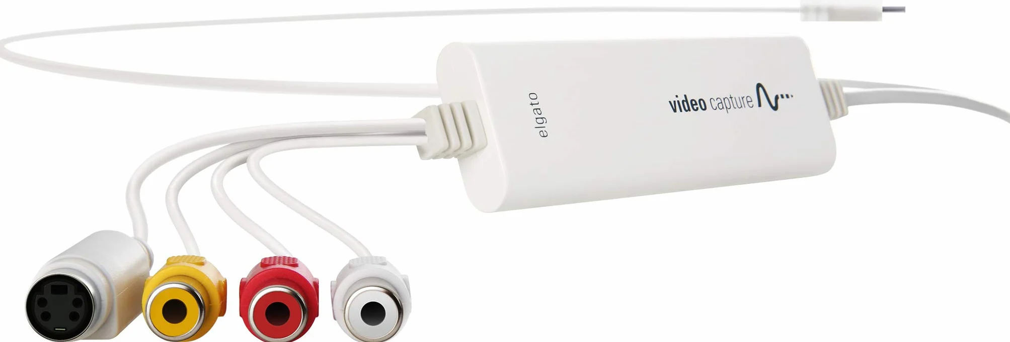 Elgato Video Capture, Digitalizza Video per Mac, PC o iPad, USB 2.0, Bianco