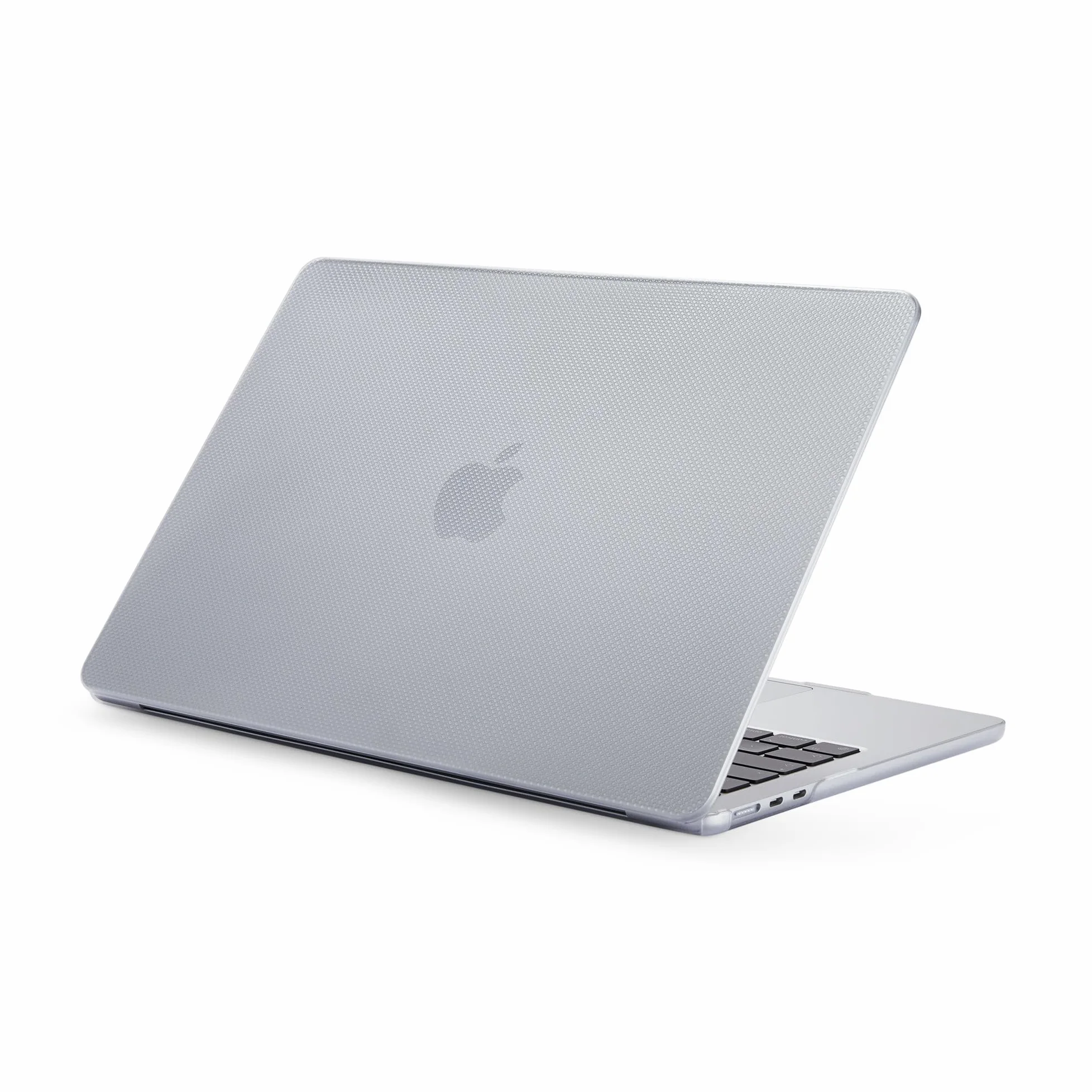 PIPETTO Custodia rigida a pois per MacBook Air 13.6 (M5, M4, M3, M2), custodia sottile per MacBook, copertura per laptop, guscio rigido protettivo, resistente ai graffi (trasparente), trasparente