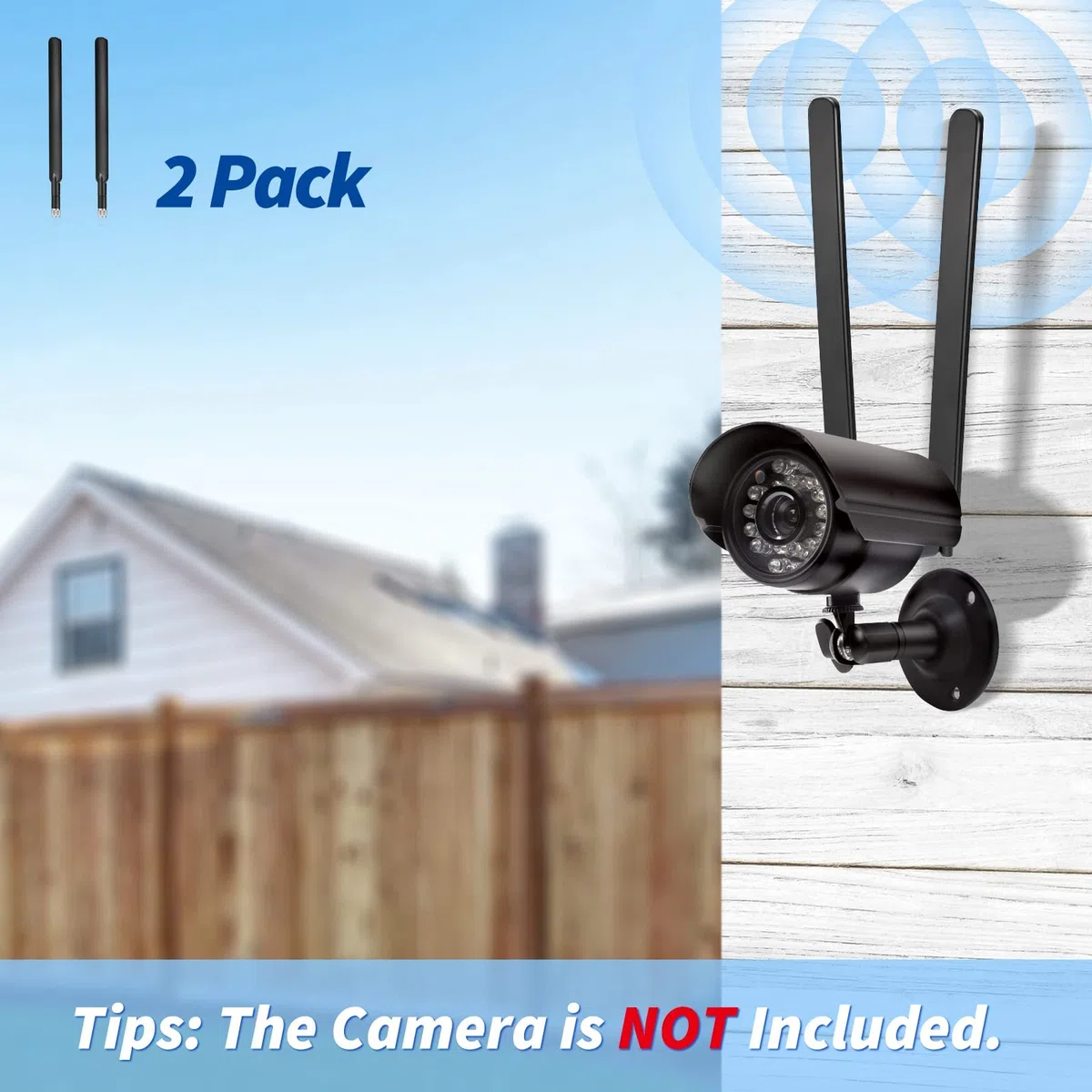Bingfu Antenna LTE da 4 g, 6 dBi (RP-SMA maschio), compatibile con Spypoint Link Micro Solar EVO Link S Dark Flex Trail Wildlife Caccia Game Cam Telecamera di sicurezza mobile per esterni