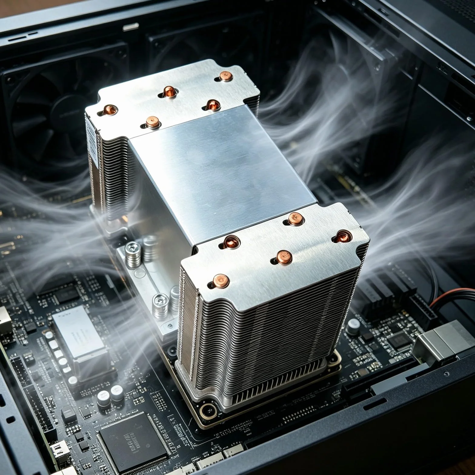 Componente di raffreddamento passivo GPU per V100 P100 SXM2 GPU, Metallo Dissipatore di calore Riparazione Assemblaggio Hardware Parte