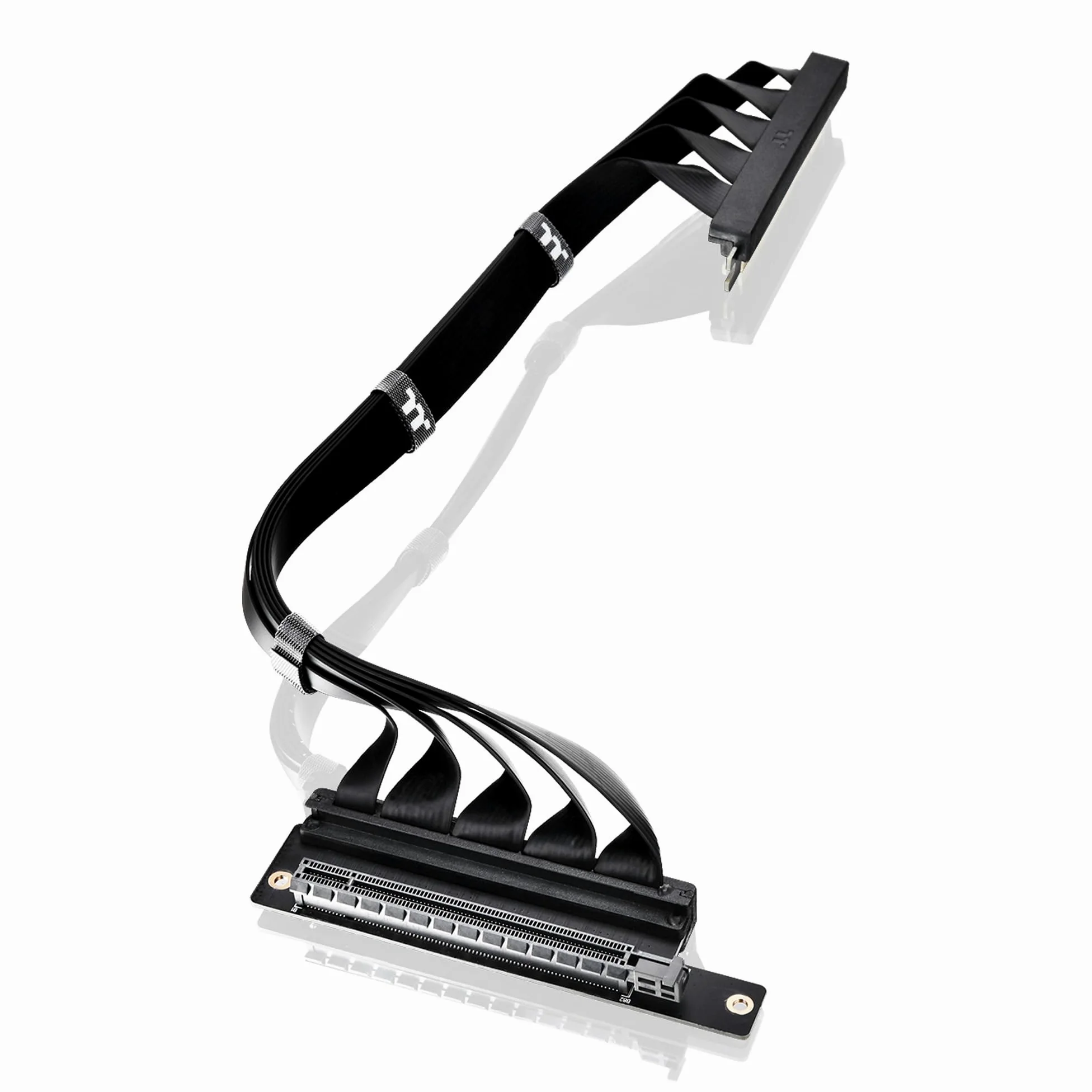 Thermaltake PCI-E 4.0 | Dual 90 Degree Riser Cable | 400 mm