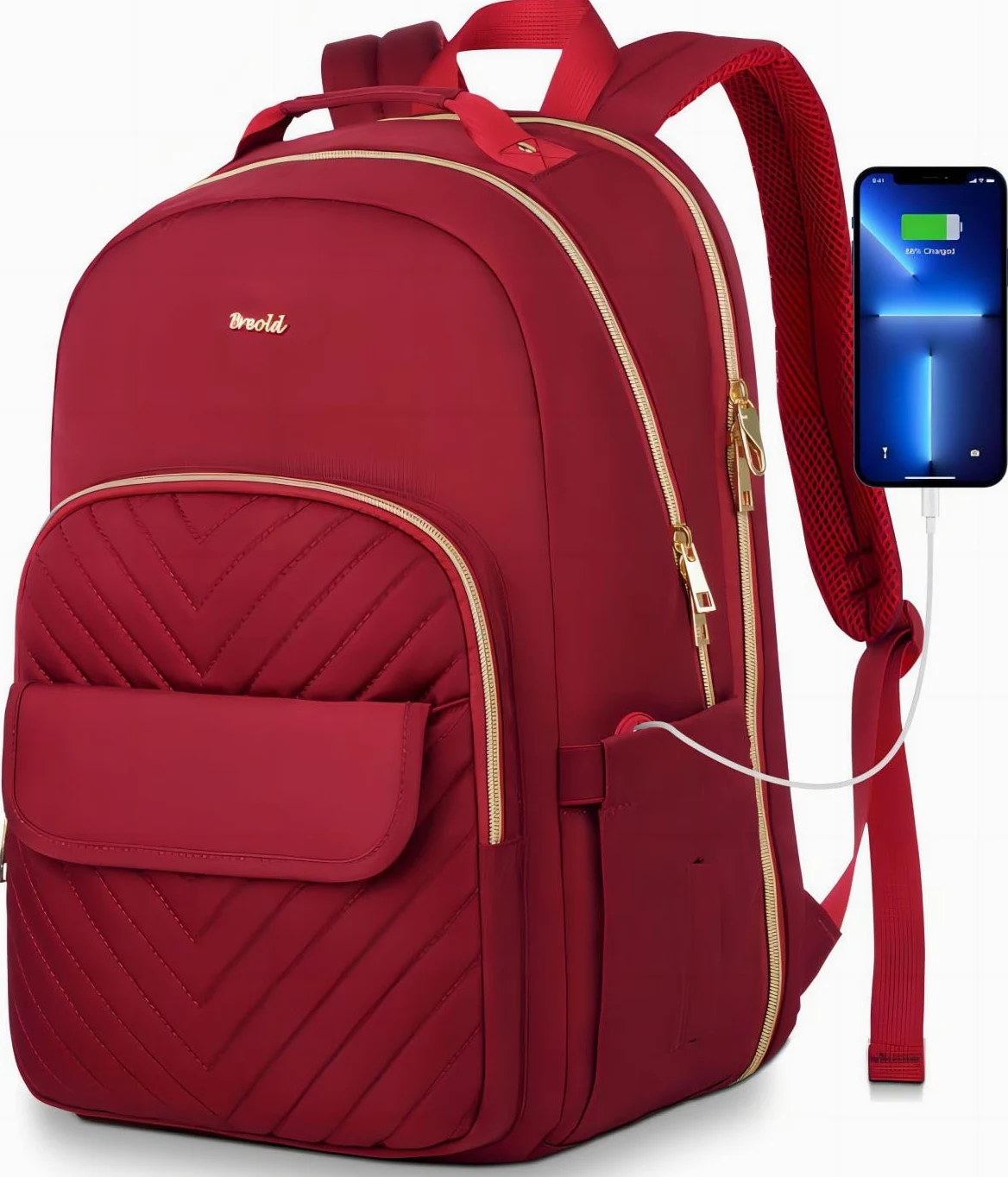 Zaino Scuola Ragazza Zaino Porta PC Donna per per Computer Portatile 17,3 Pollici,Zaino Scuola Superiore con Porta USB per università,Viaggi, Lavoro,Ufficio