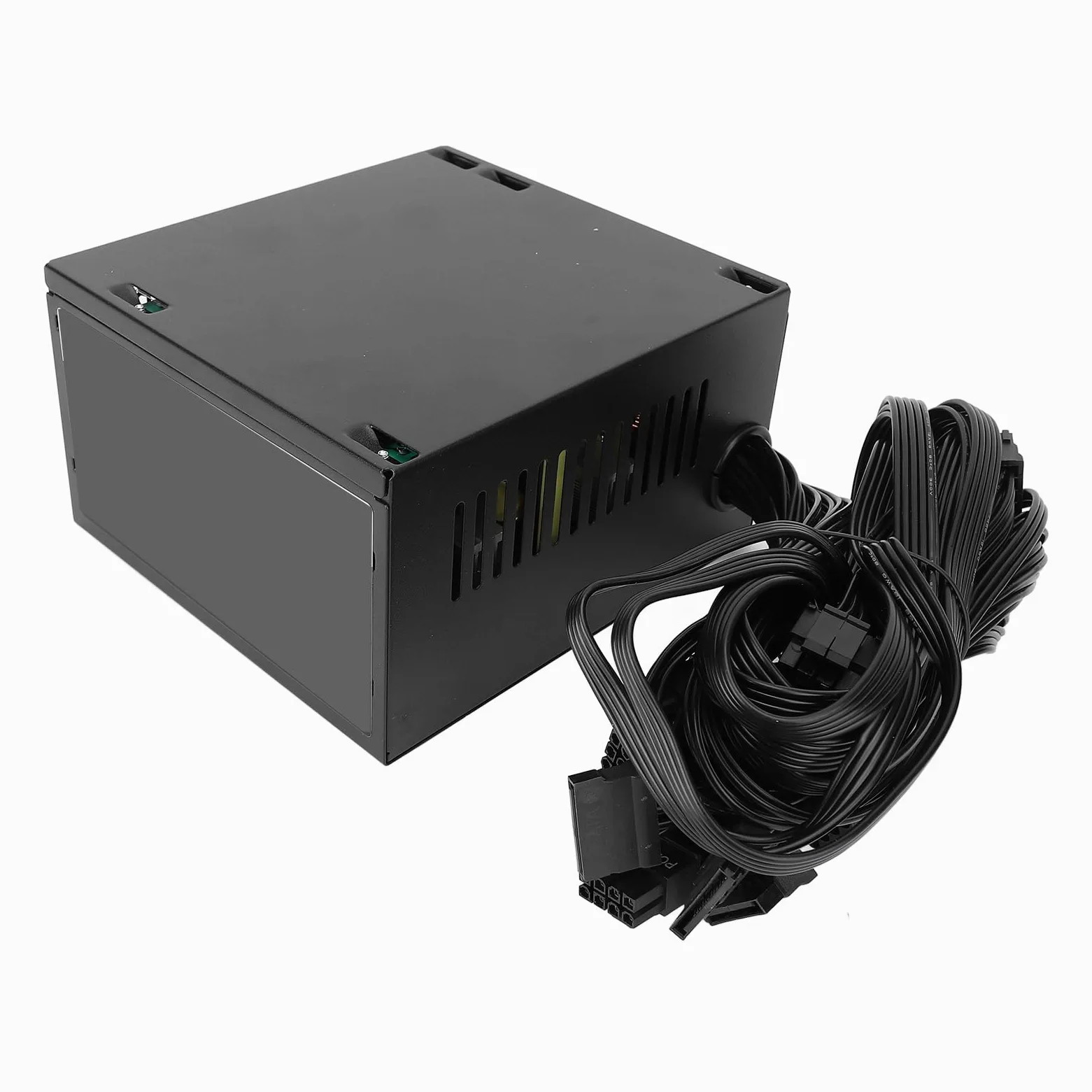 PUSOKEI Alimentatore per Chassis Desktop 500 W |ATX a Temperatura Controllata con Supporto per Protezioni Multiple Dual Core