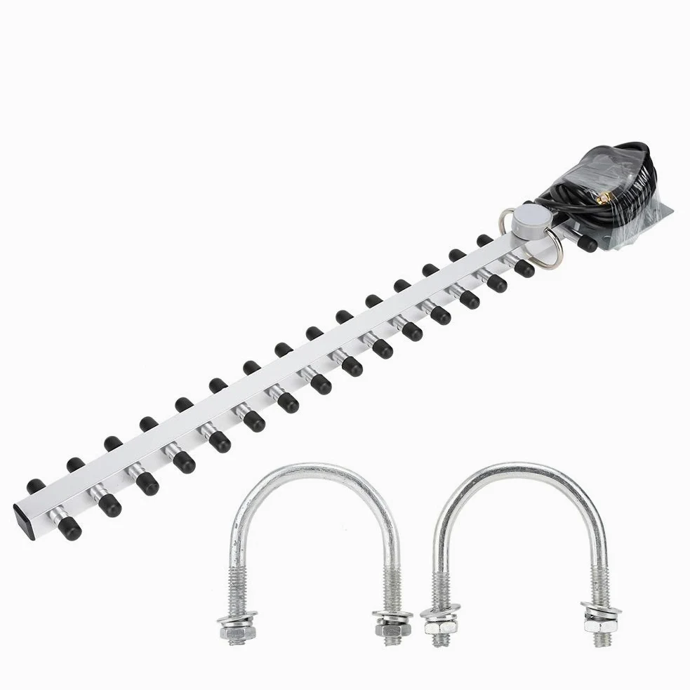 Yagi Antenna,2.4Ghz,Antenne di Rete,2.4G 25dBi Router Ad Alto Guadagno Scheda di Rete 16 Unità Antenna Direzionale