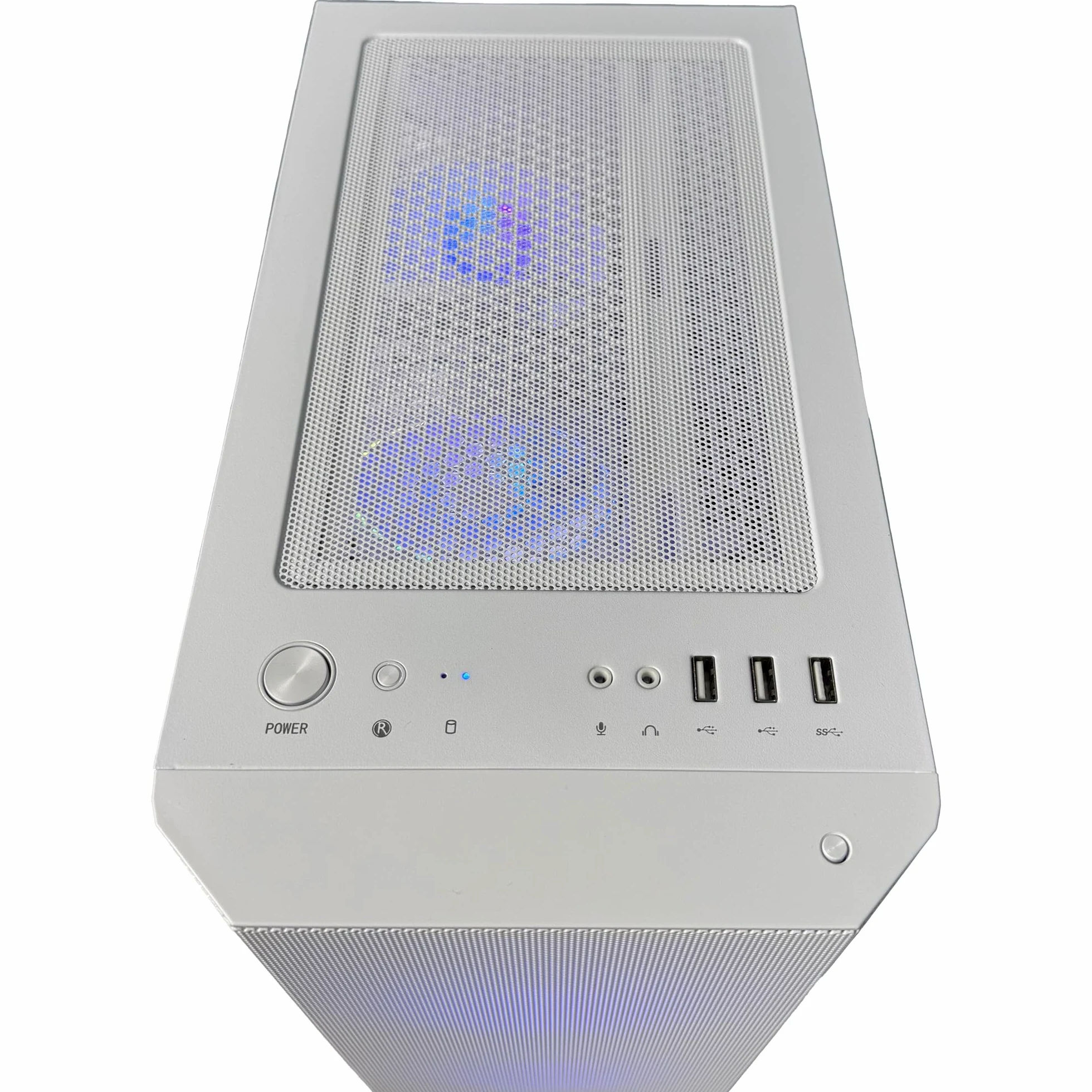 Golook PC Gaming Tokyo 3.2 Bianco - Ryzen 5 5600X / 16GB RAM / 1TB NVME M.2 / RTX 5060 8GB / B550M / 2 Ventole Raffreddamento - Computer Fisso