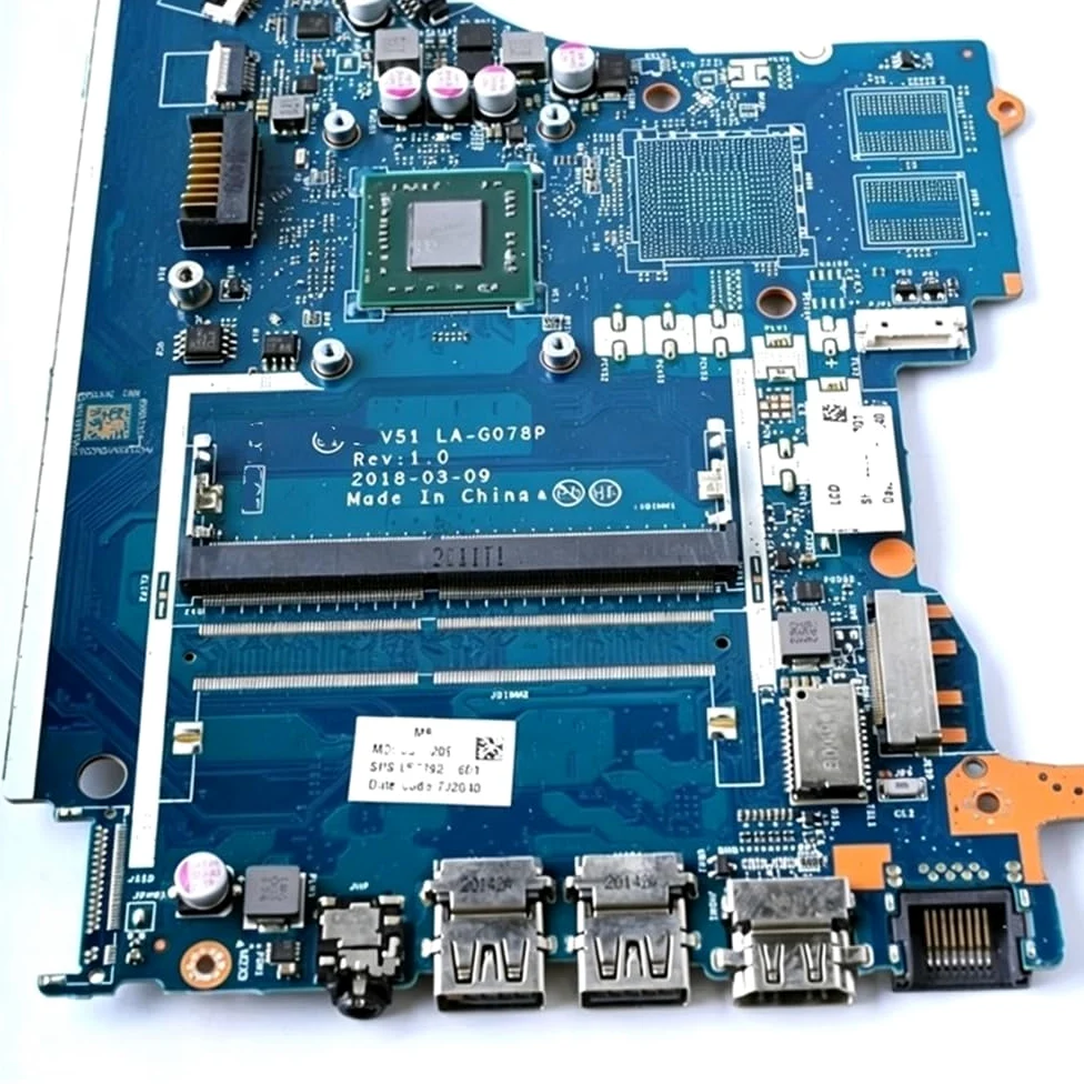Scheda Madre Del Laptop Adatto for HP | Scheda madre for notebook CPU 15-DB 15T-DB 255 G7 E2-9000/A4-9125/A6-9225 EPV51 LA-G078P L20477-601 DDR4(A4-9125 CPU)