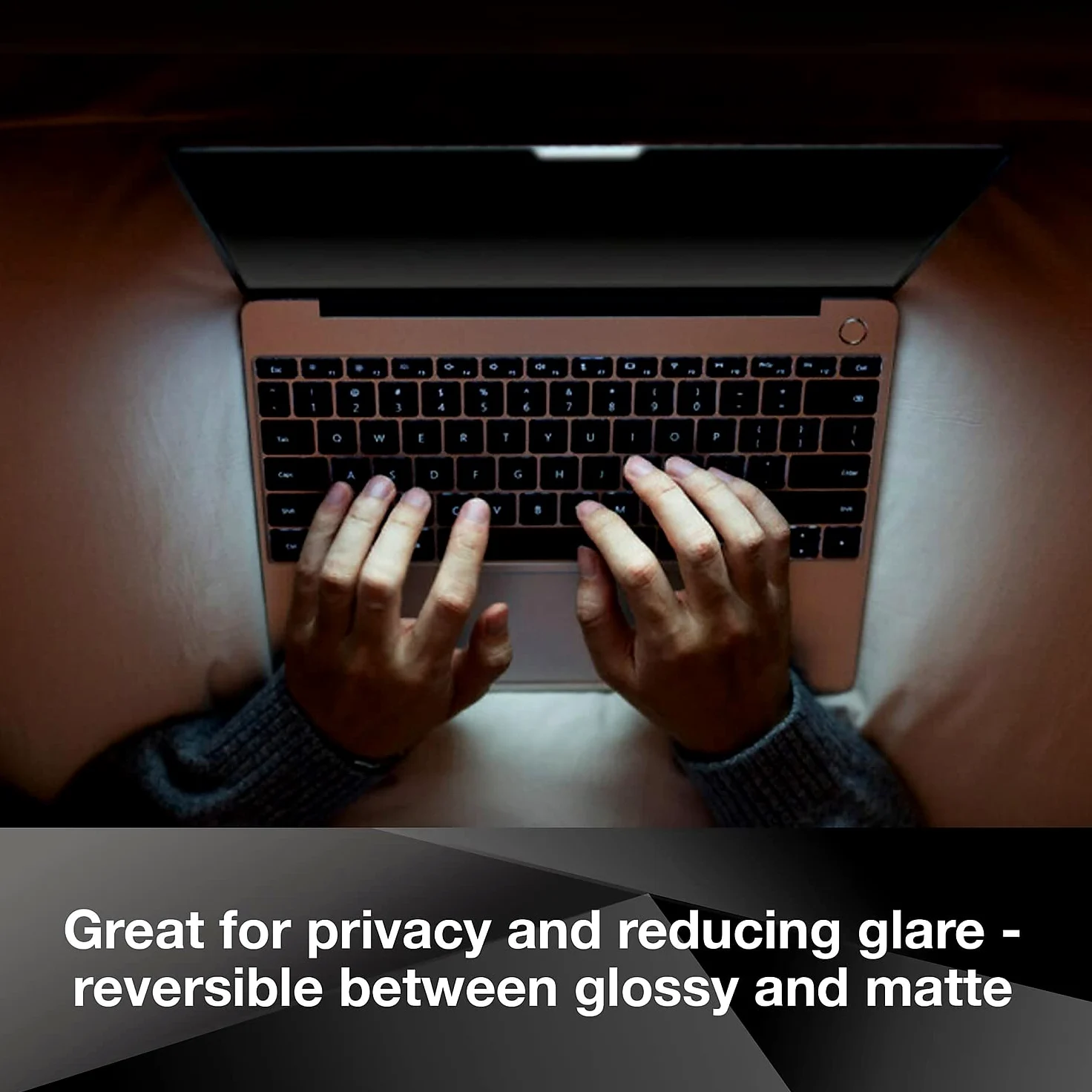 3M Privacy Filter for 14" Widescreen Laptop, Nero